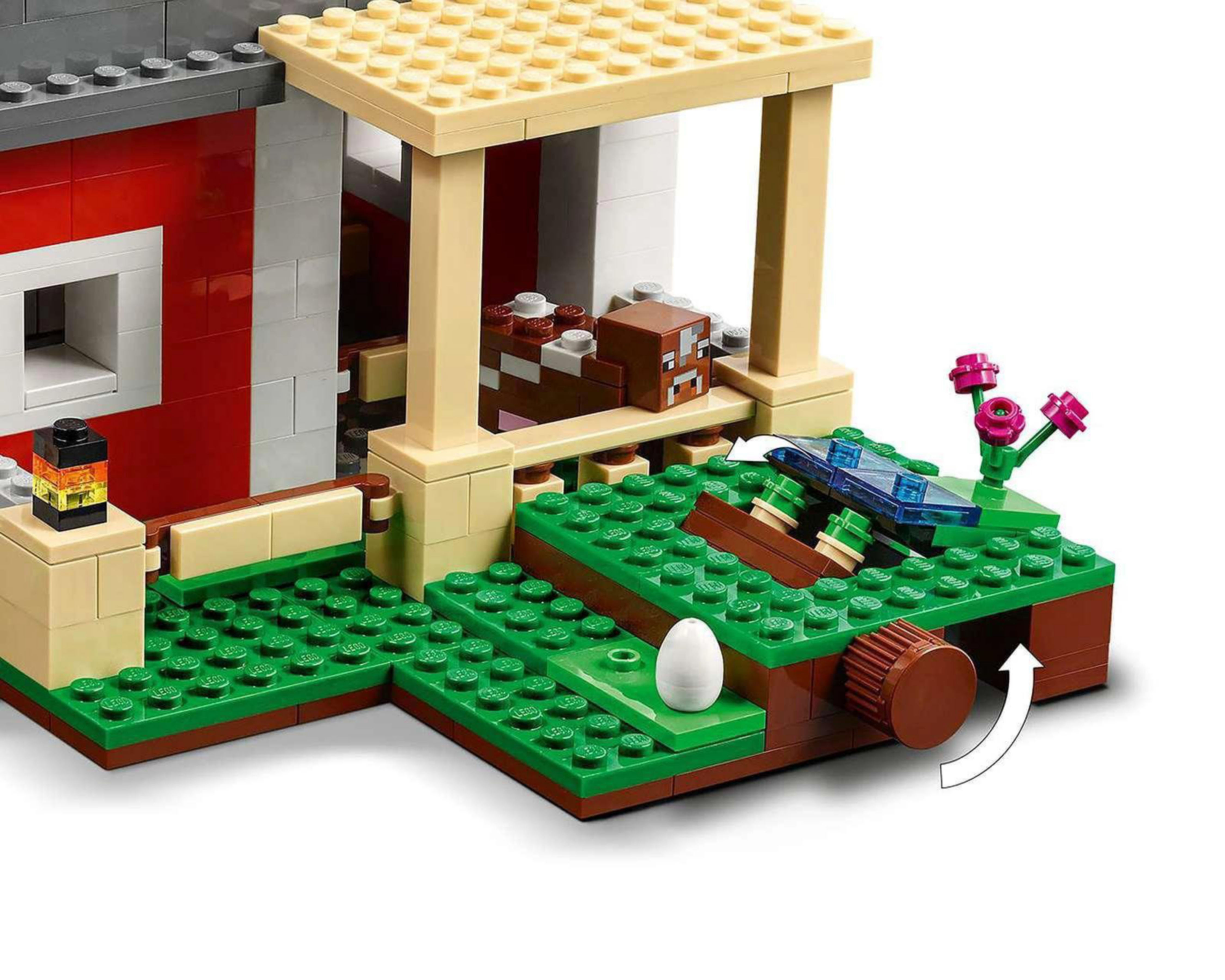 Foto 7 | LEGO Minecraft: El Granero Rojo