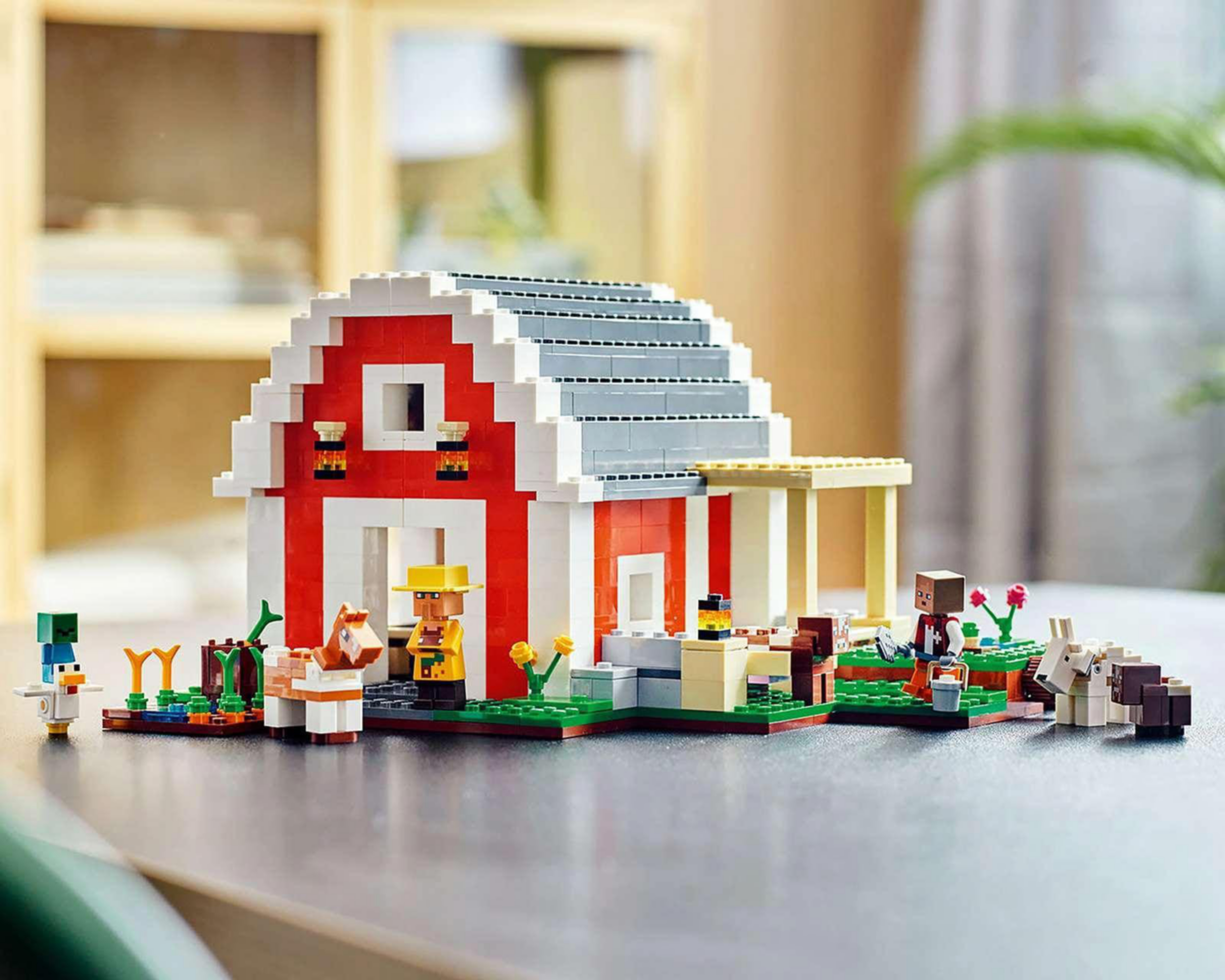 Foto 8 | LEGO Minecraft: El Granero Rojo