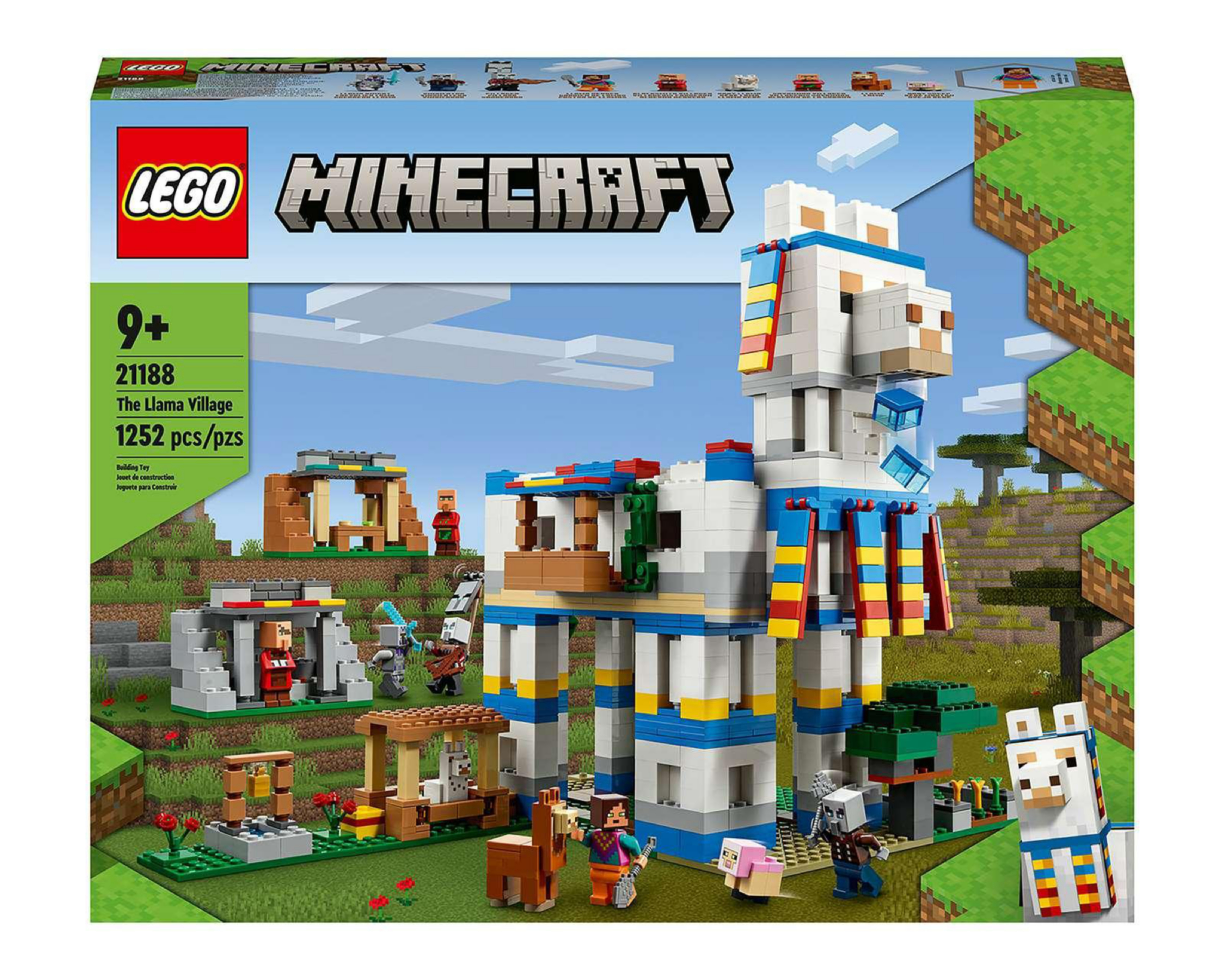 Foto 3 pulgar | LEGO Minecraft: El Pueblo Llama