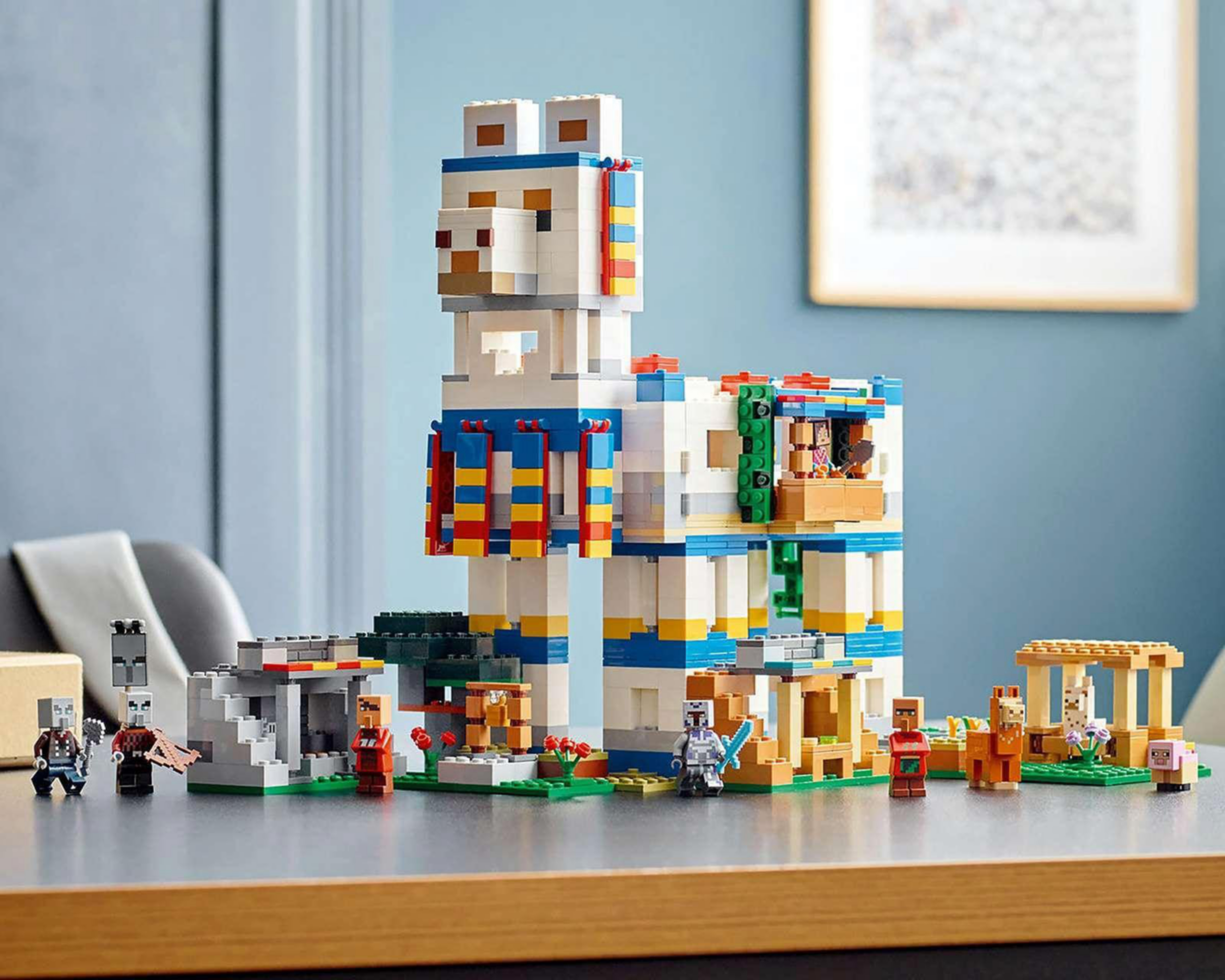 Foto 7 | LEGO Minecraft: El Pueblo Llama