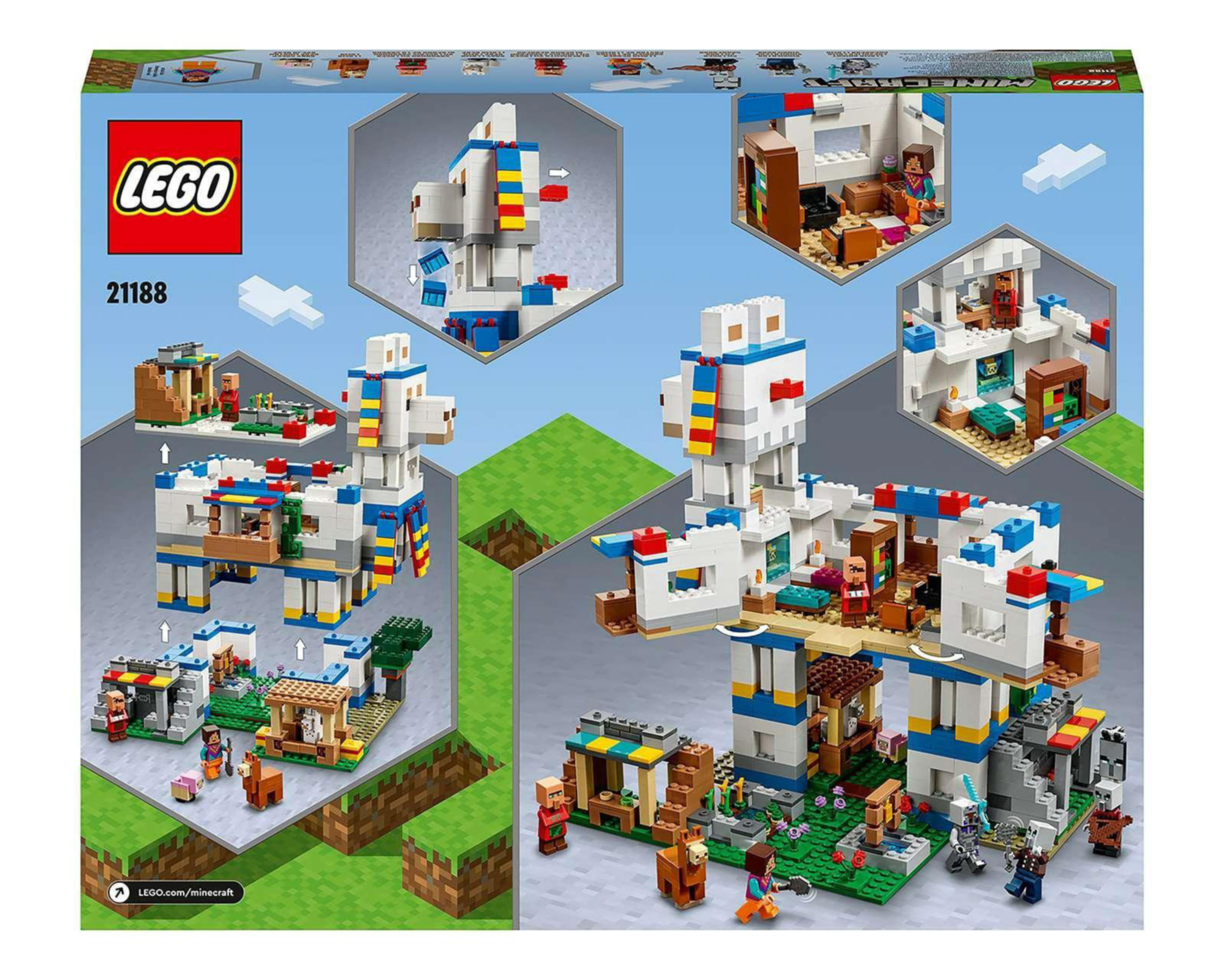 Foto 8 | LEGO Minecraft: El Pueblo Llama