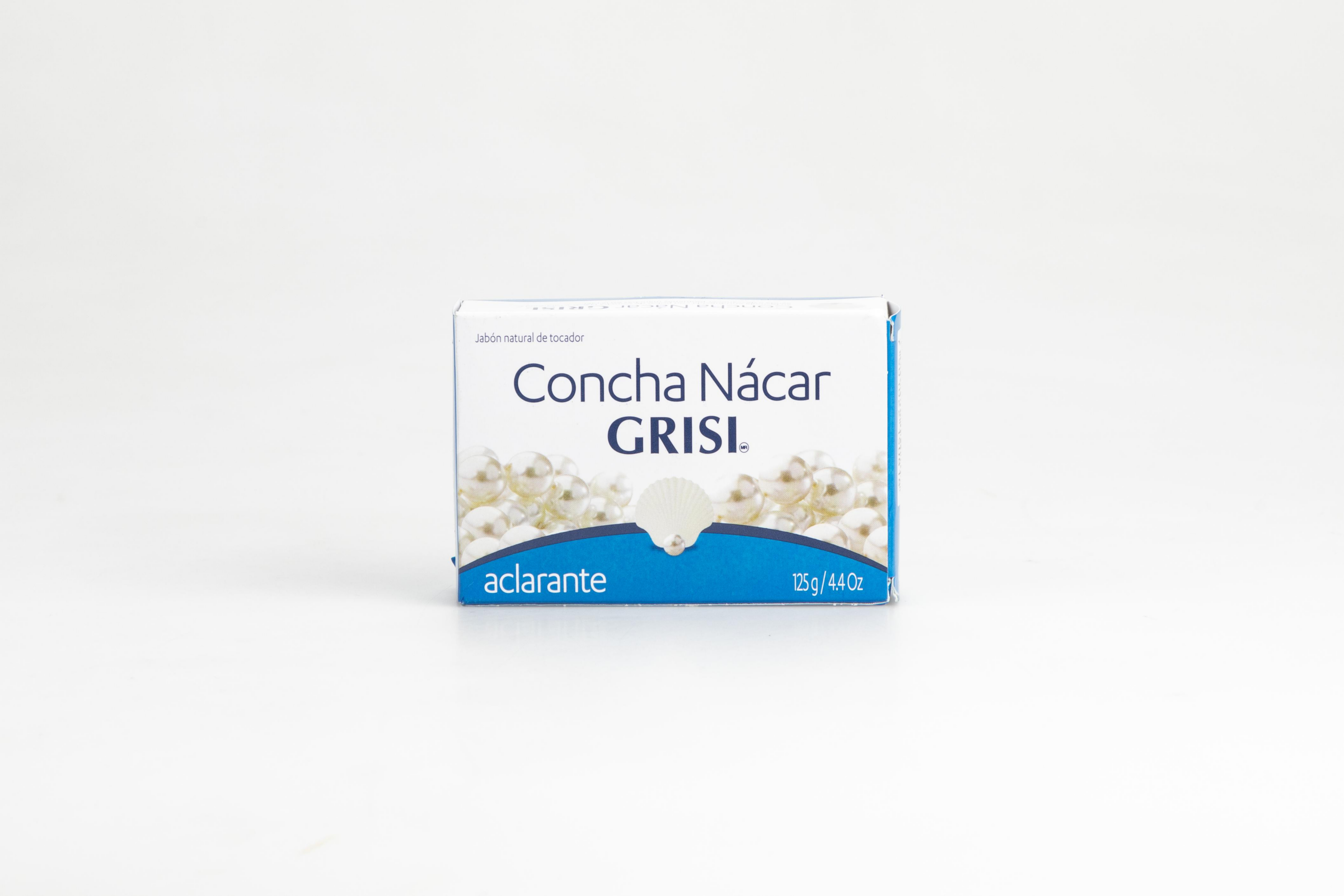 Jabón Grisi Concha Nácar para Cara y Cuerpo Aclarante 125 g