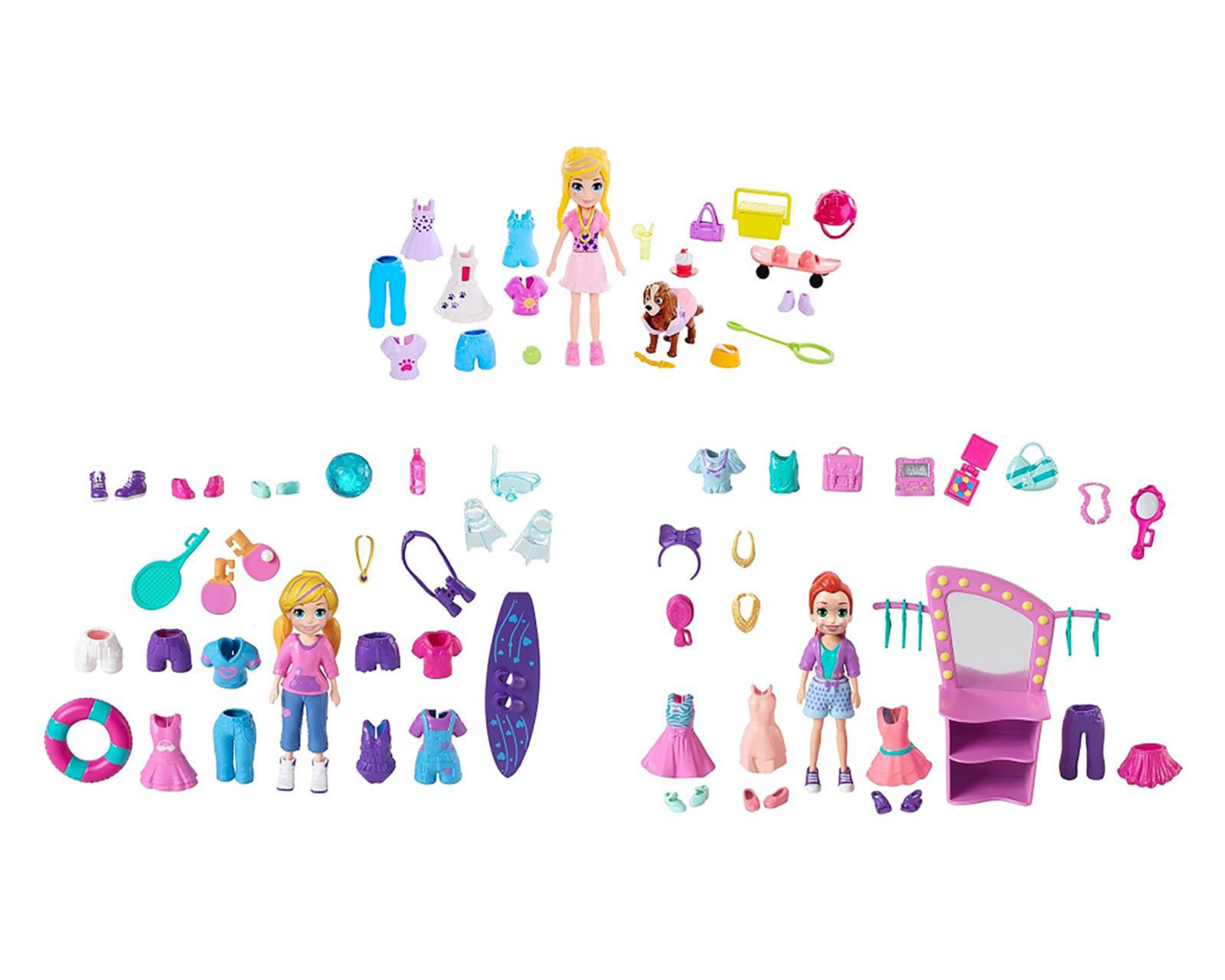 Mu eca Polly Pocket 1 Set Coppel