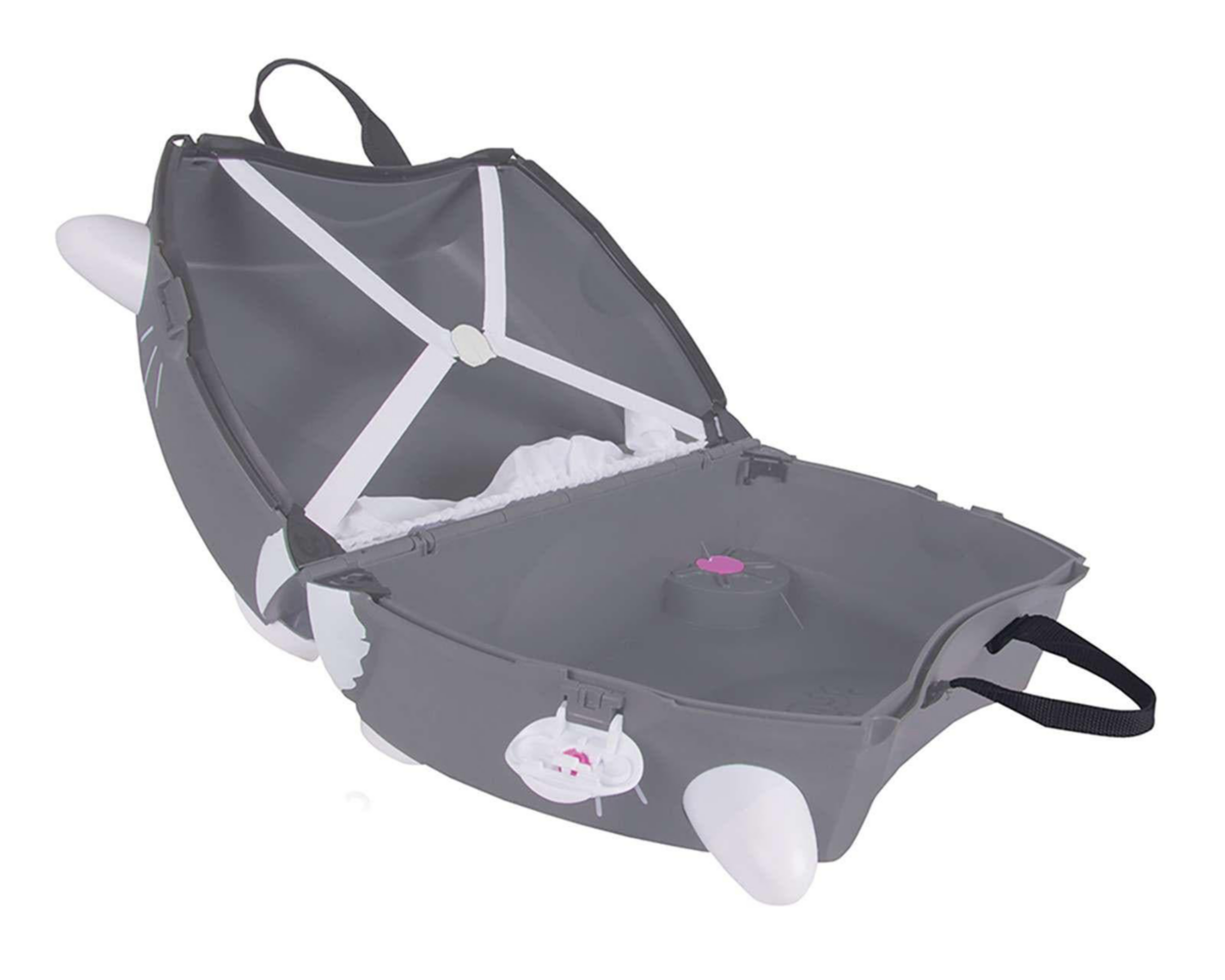 Foto 4 pulgar | Maleta con Ruedas Trunki Gris