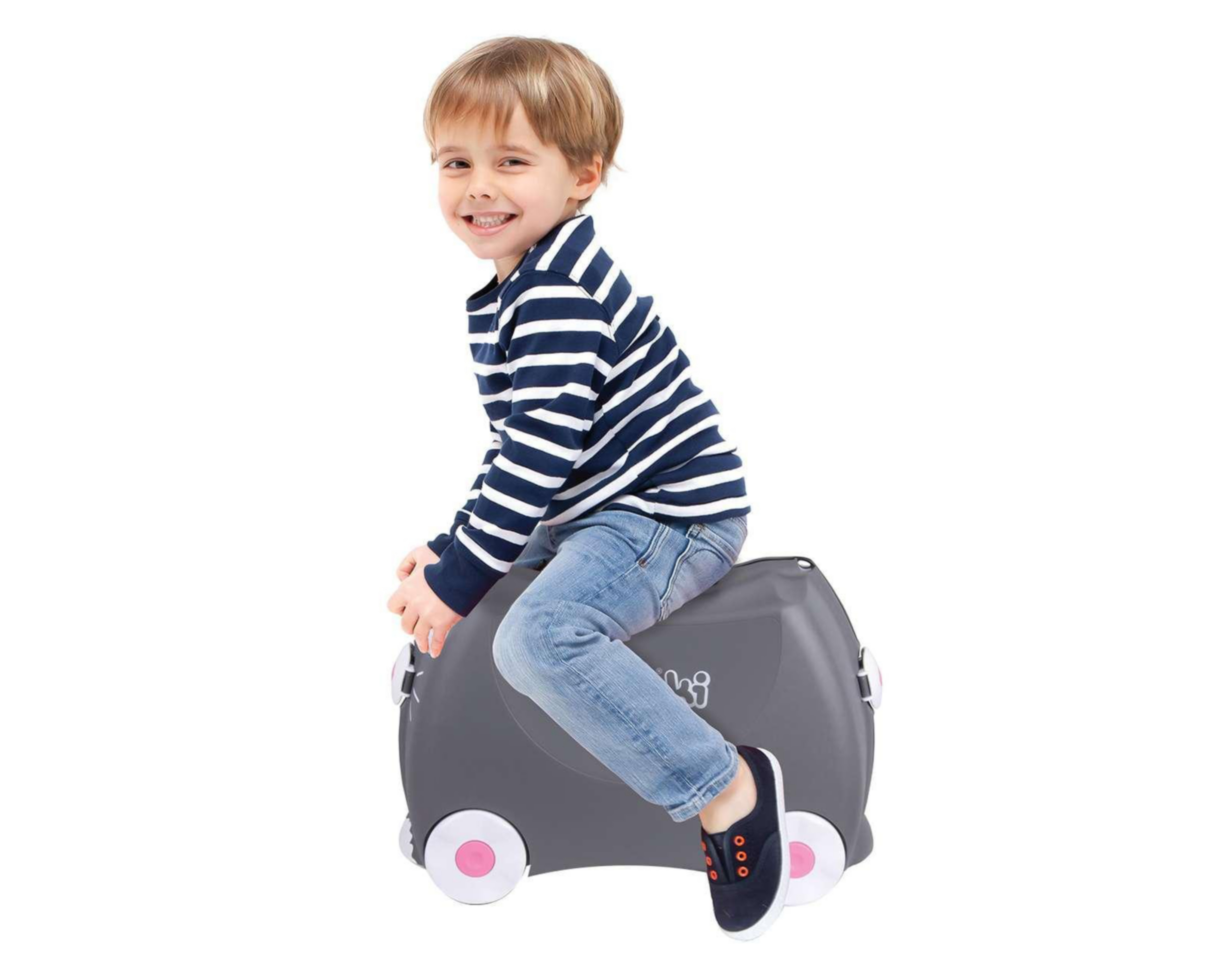 Foto 6 pulgar | Maleta con Ruedas Trunki Gris