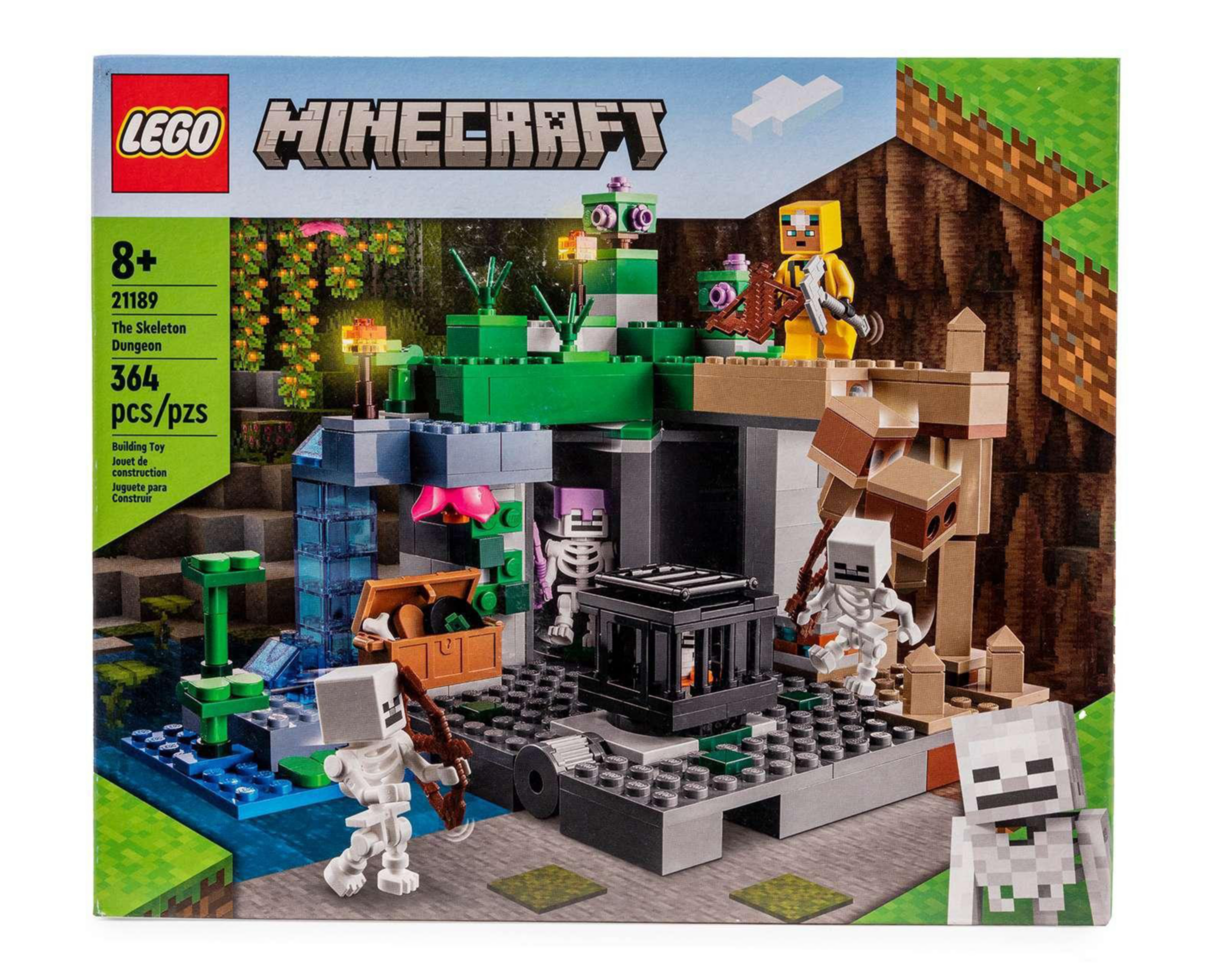 Foto 2 pulgar | LEGO Minecraft: La Mazmorra del Esqueleto