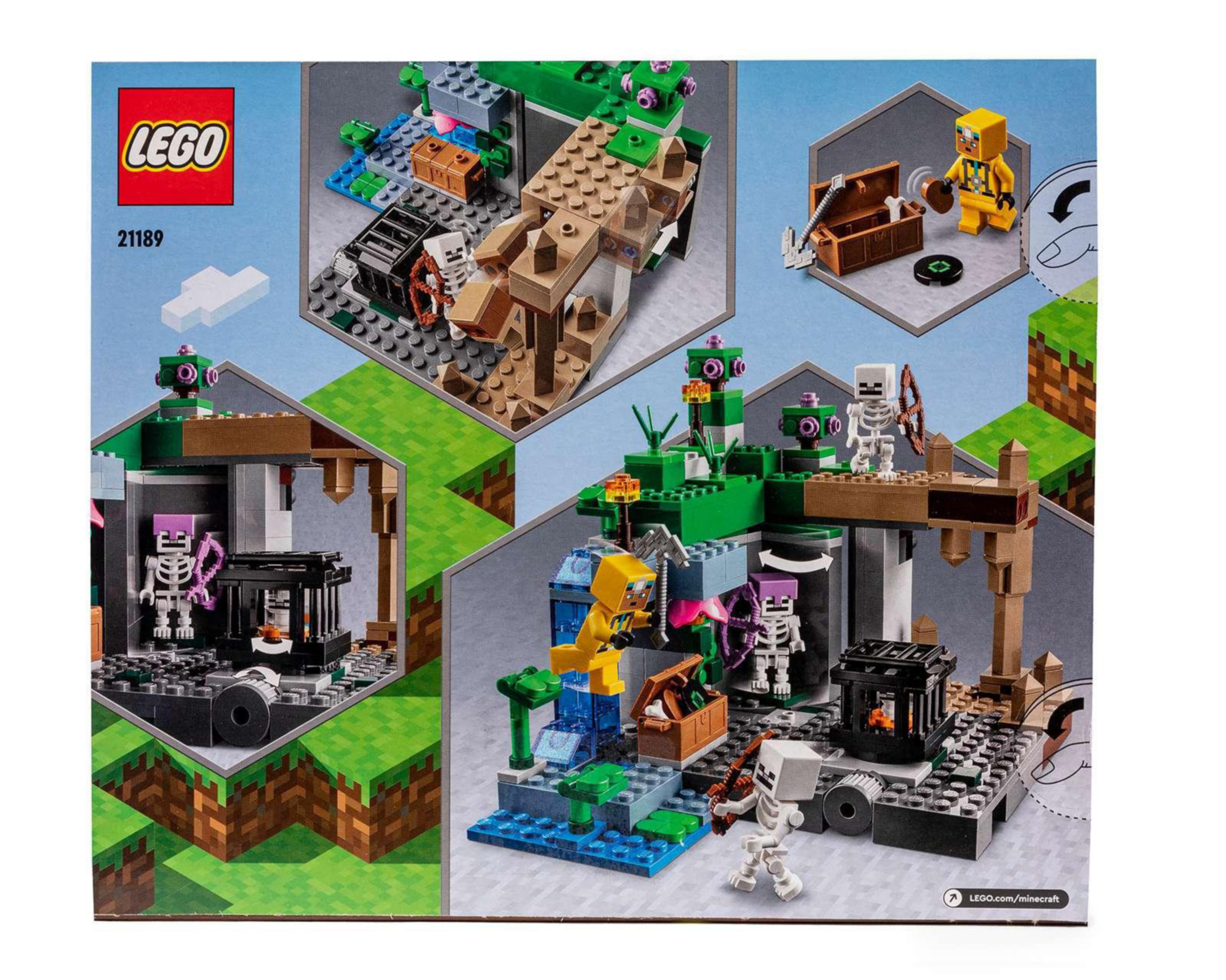 Foto 3 pulgar | LEGO Minecraft: La Mazmorra del Esqueleto