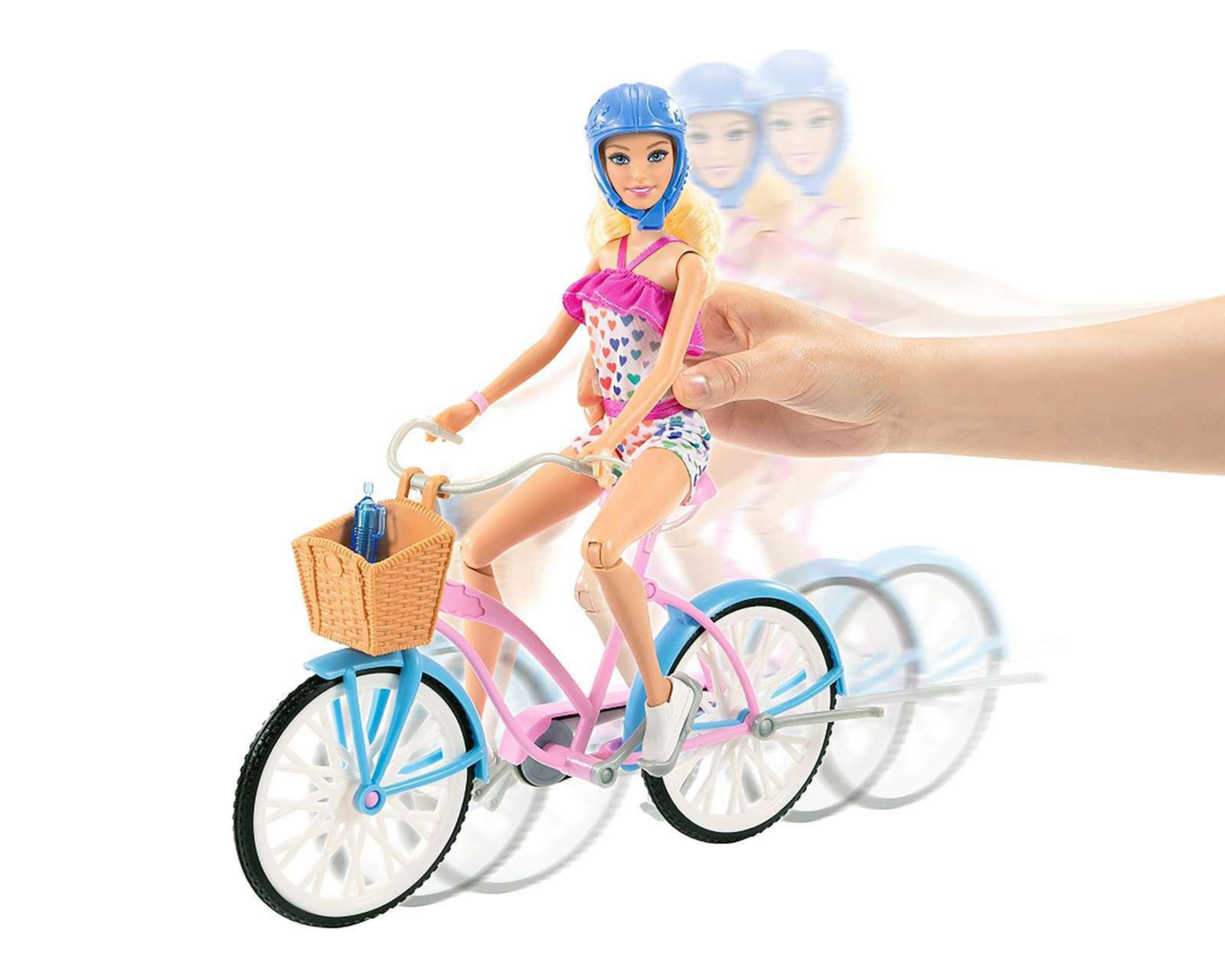 Foto 4 pulgar | Muñeca Barbie Paseo en Bicicleta