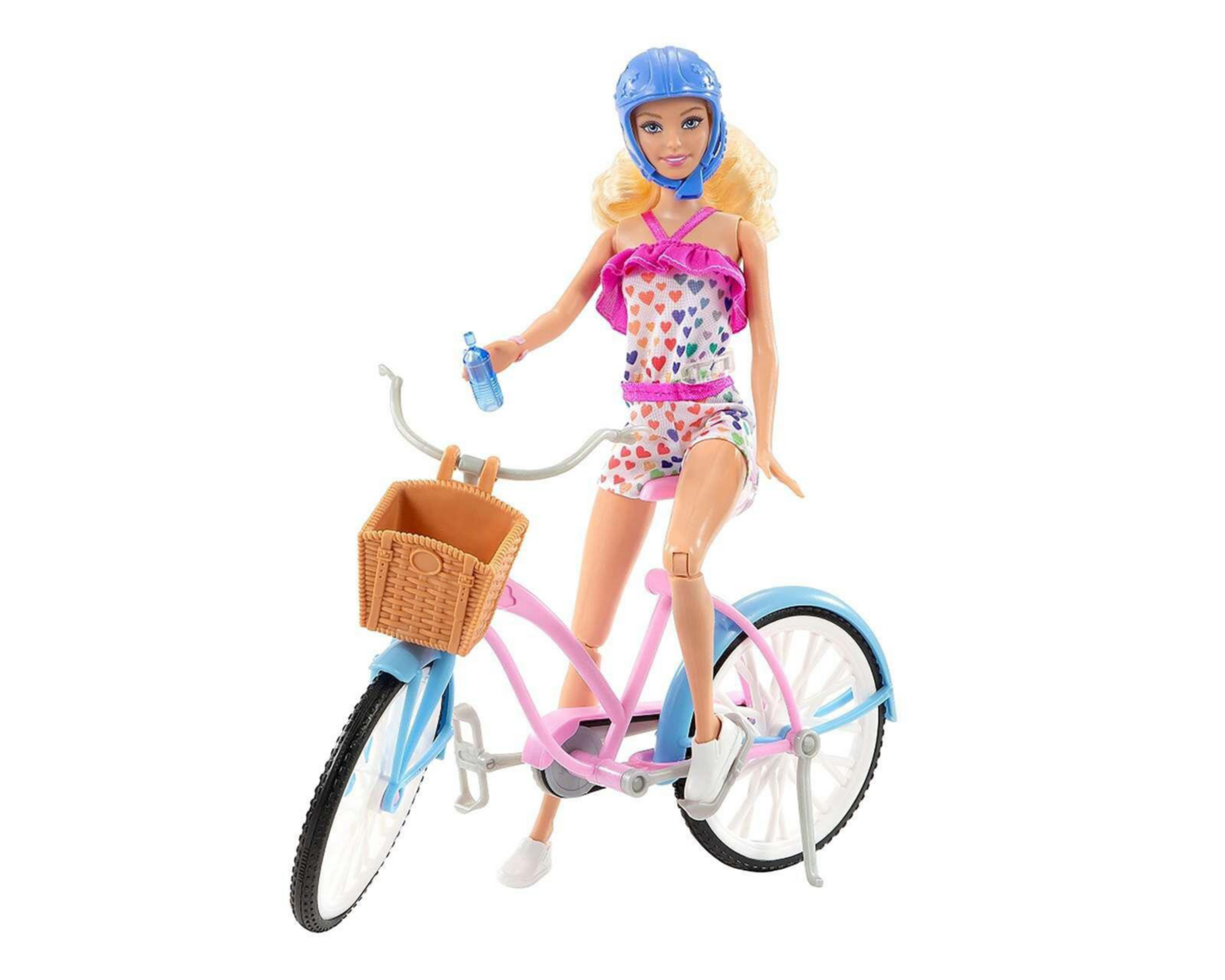 Foto 6 | Muñeca Barbie Paseo en Bicicleta