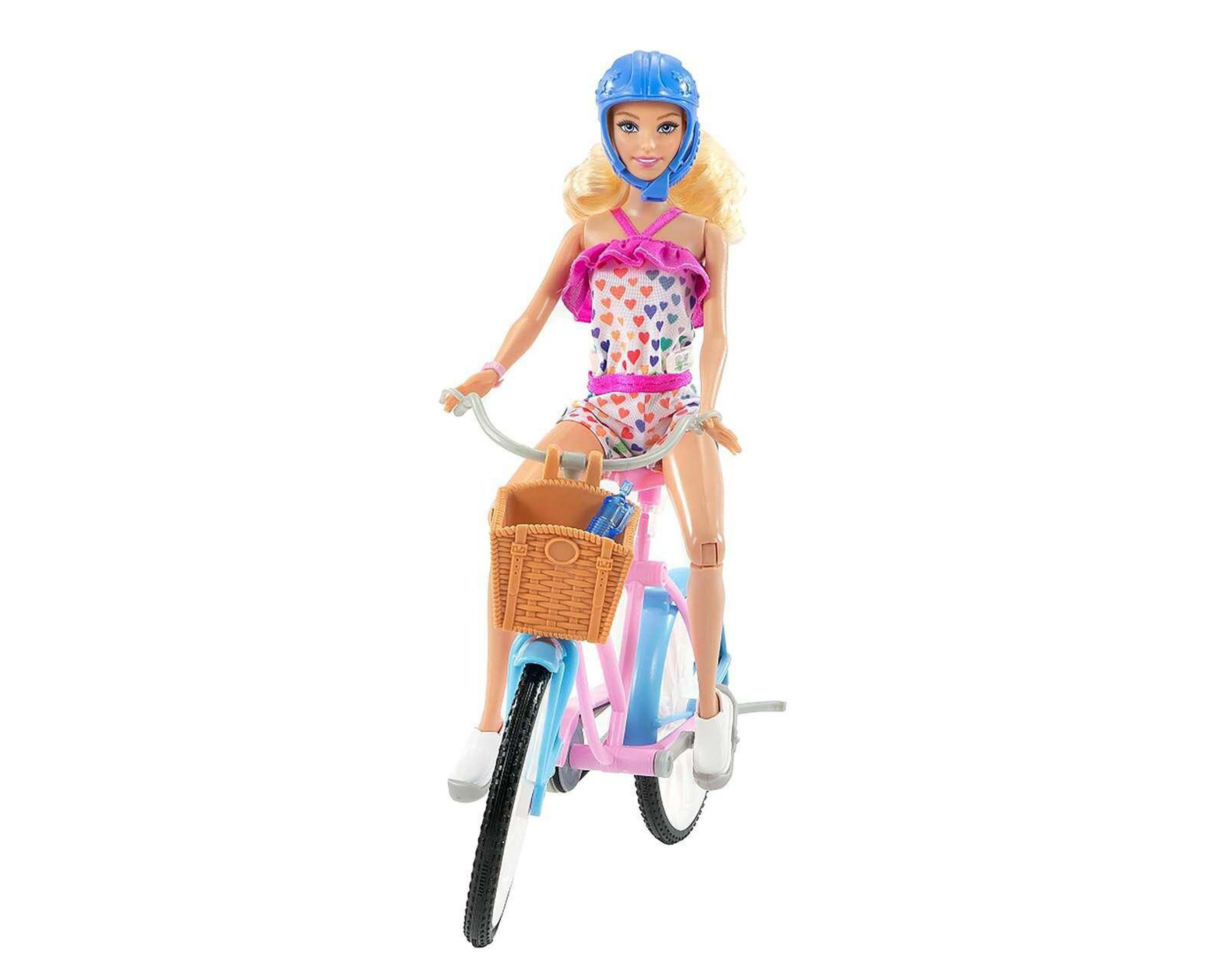 Foto 7 | Muñeca Barbie Paseo en Bicicleta