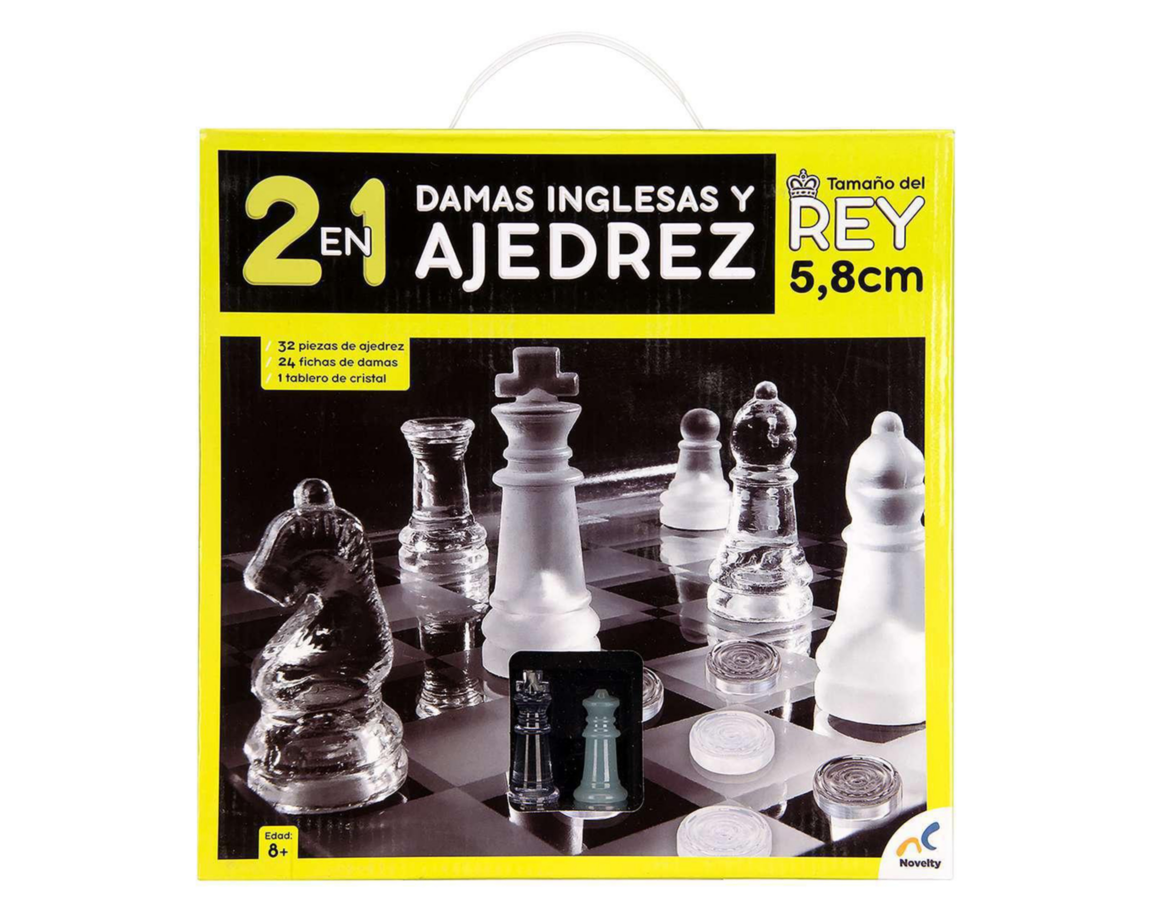 JUEGO DE MESA NOVELTY AJEDREZ CLÁSICO DE LUJO 