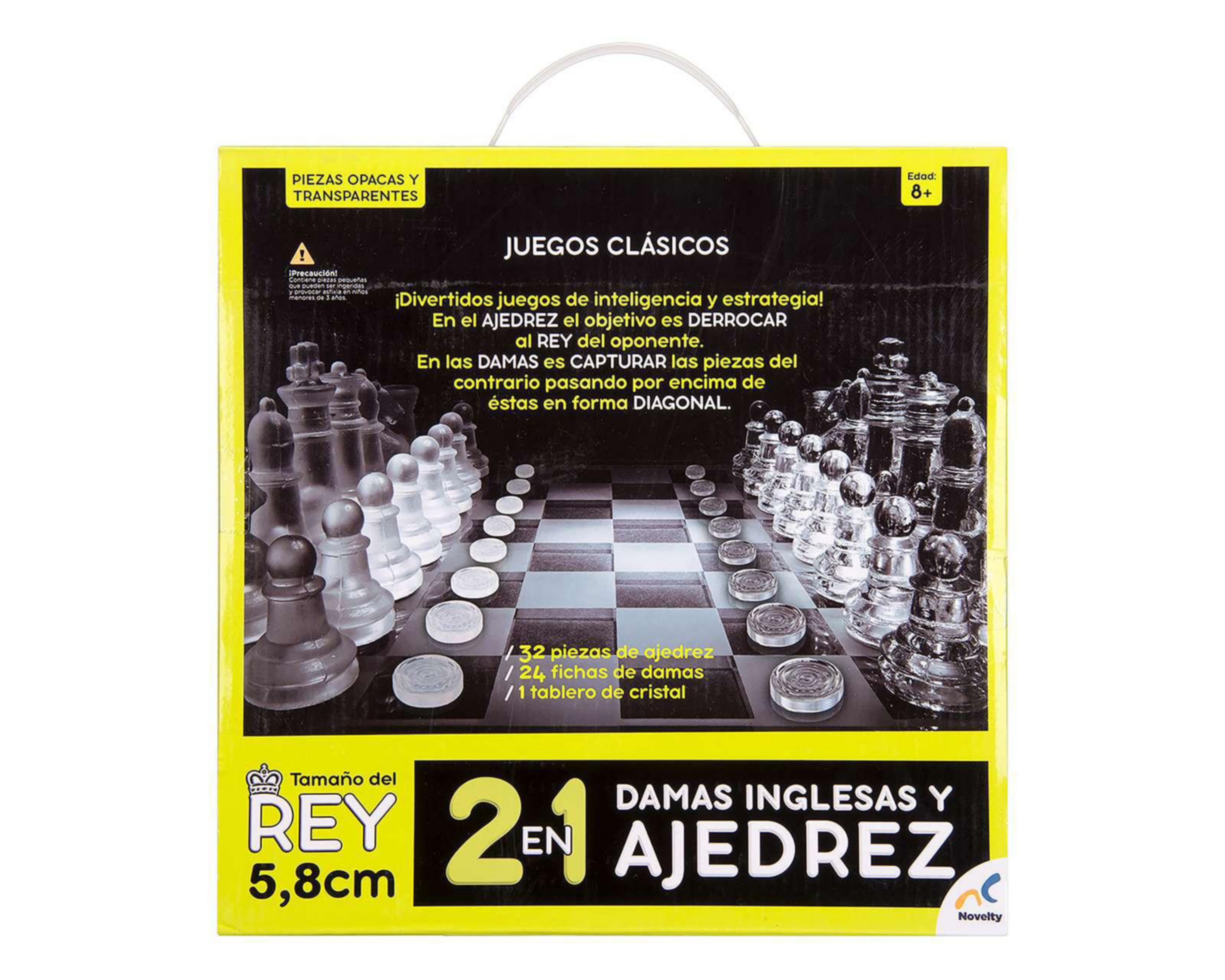 JUEGO DE MESA NOVELTY AJEDREZ CLÁSICO DE LUJO 