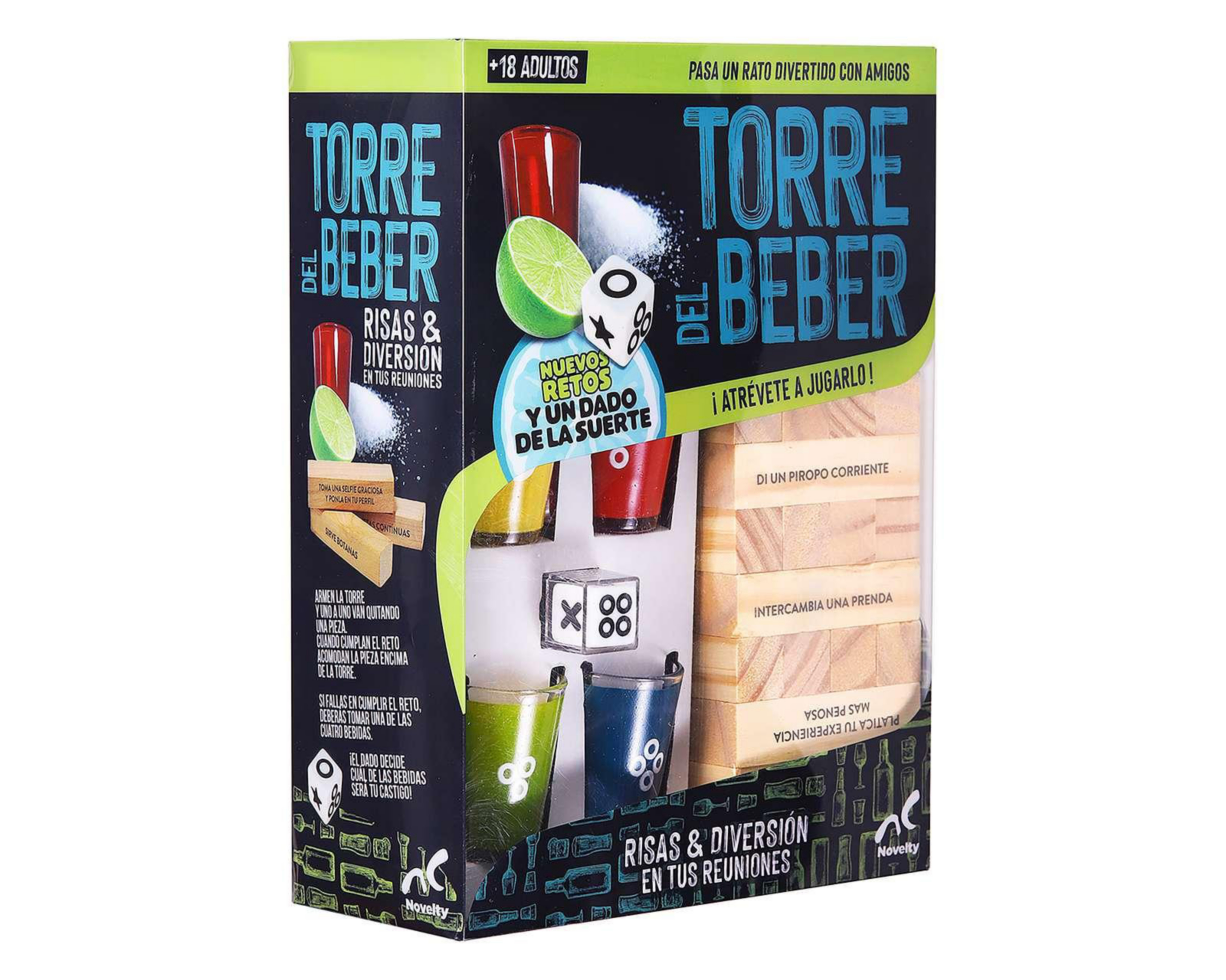 Foto 3 pulgar | Juego de Mesa Torre del Beber Novelty