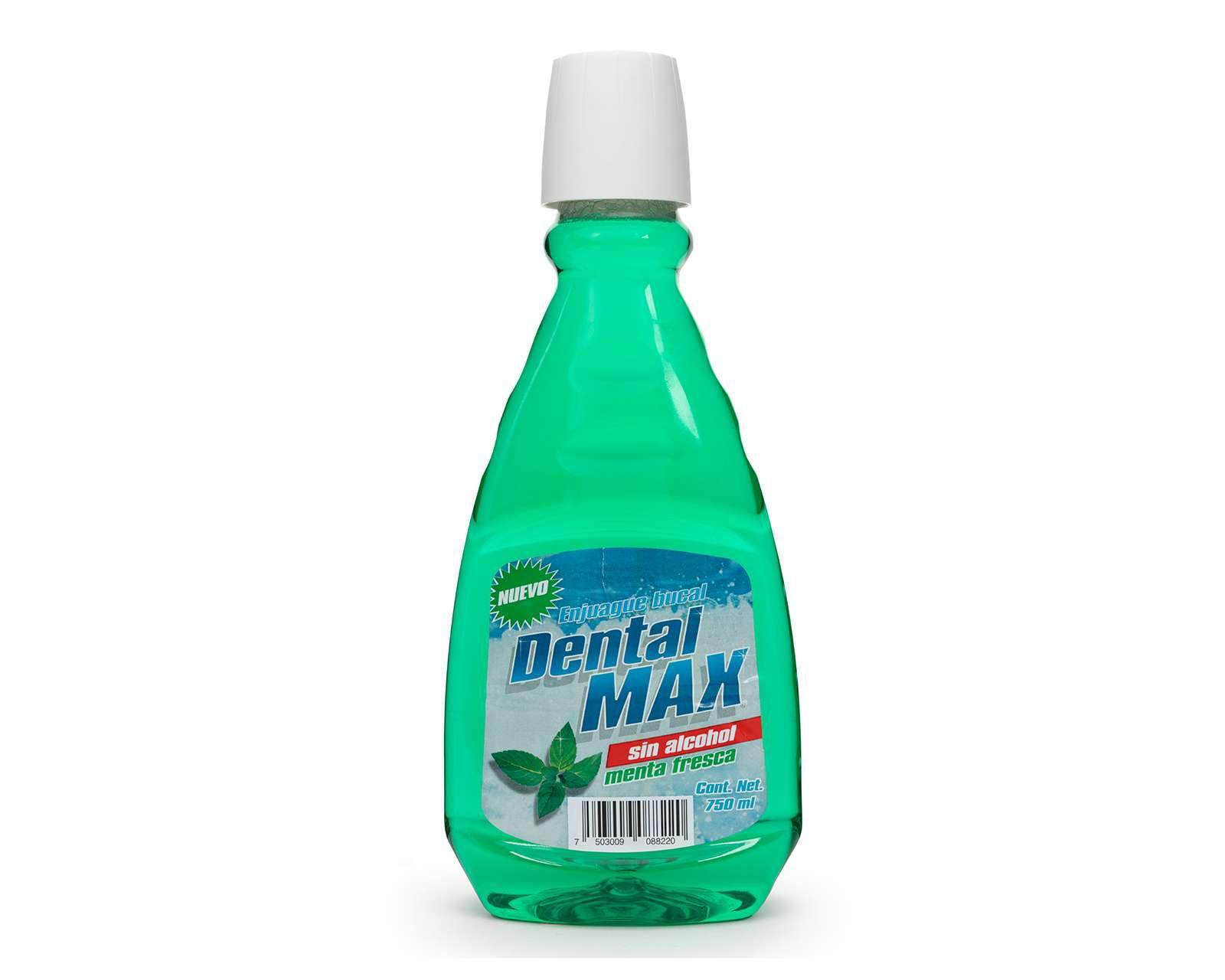 Foto 2 pulgar | Enjuague Bucal Dental Max sin Alcohol 750 ml