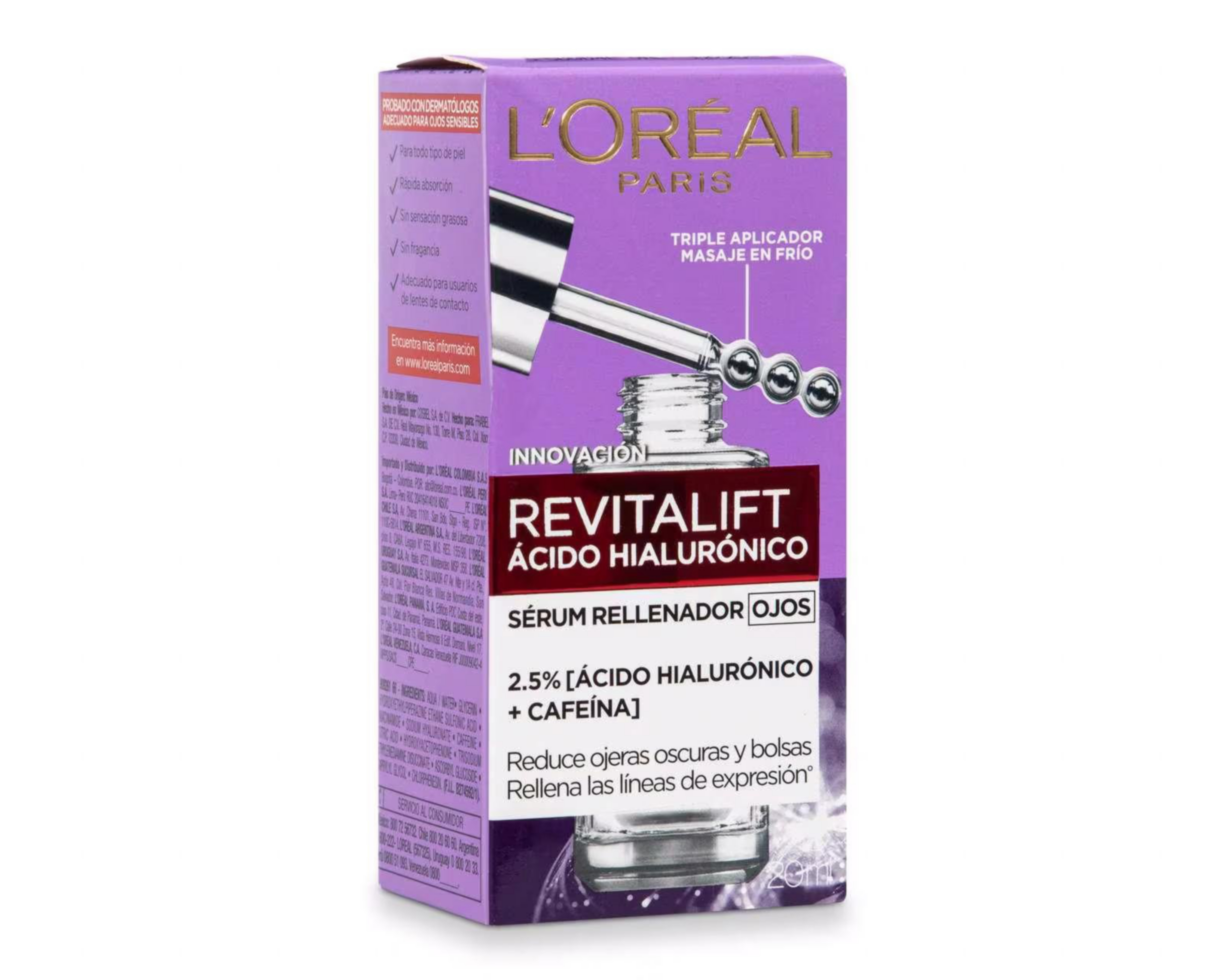 Foto 6 pulgar | Sérum para Ojos Rellenador con Ácido Hialurónico Revitalift 20 ml