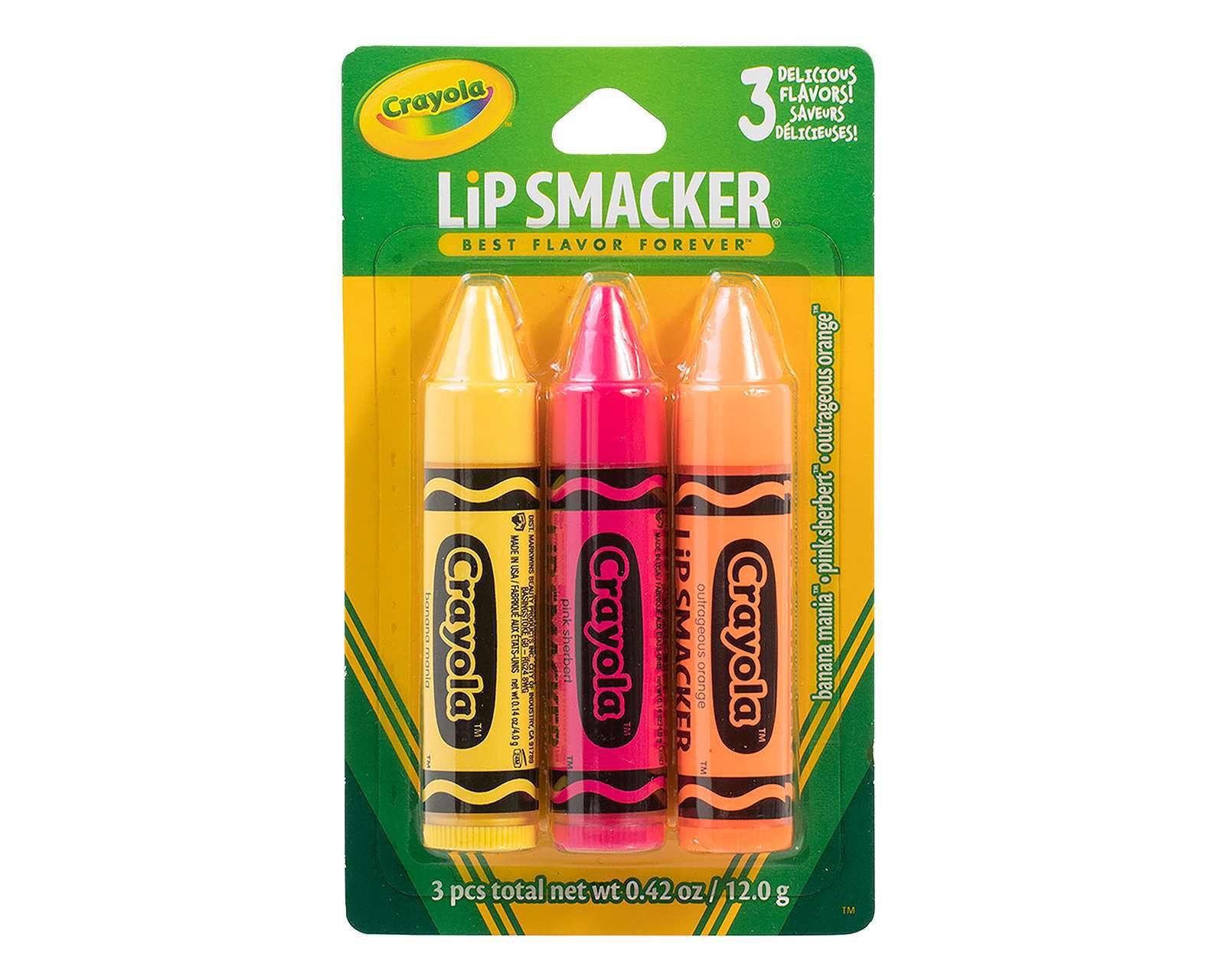 Bálsamo para Labios Lip Smacker 3 Piezas