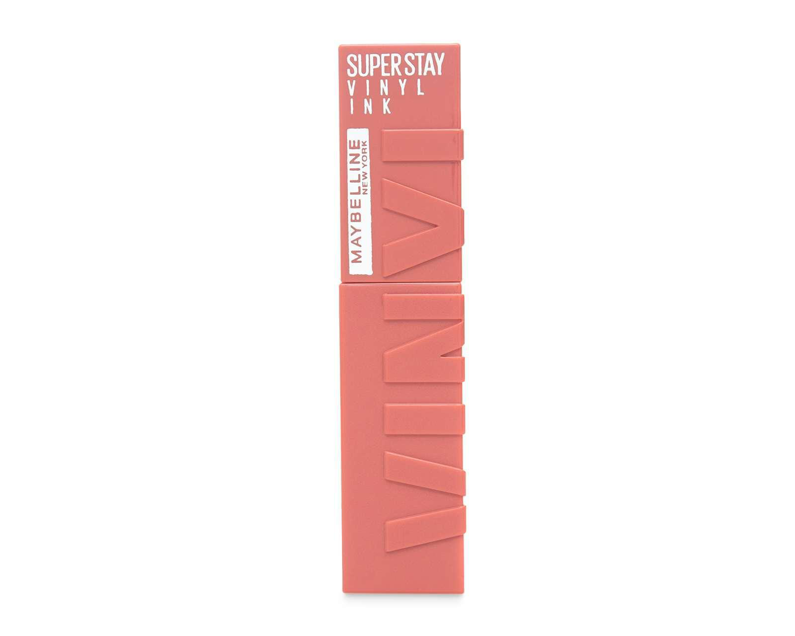 Labial Líquido Maybelline SuperStay Vinyl Ink Peachy