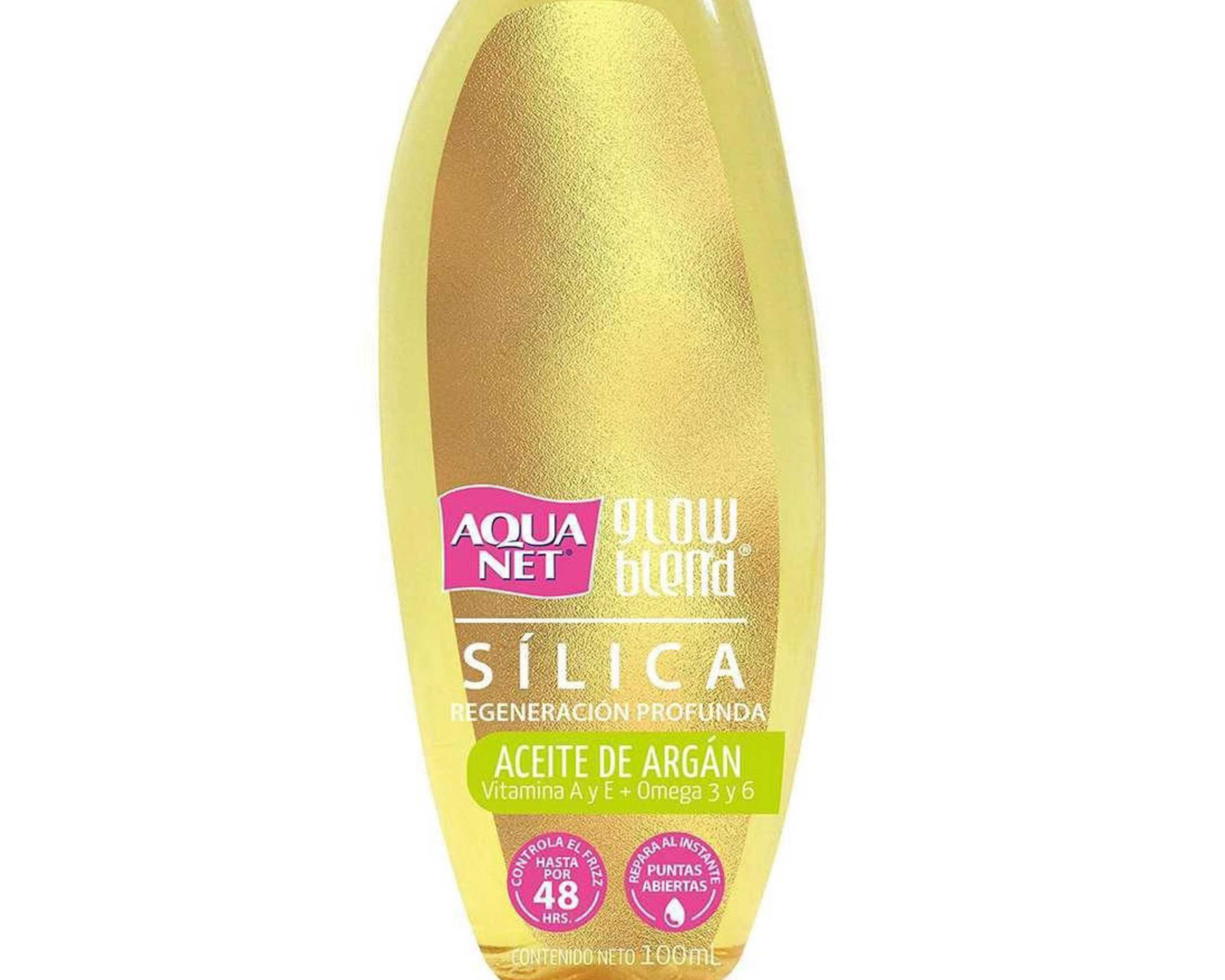 Foto 4 pulgar | Silica Aqua Net Aceite de Argán 100 ml