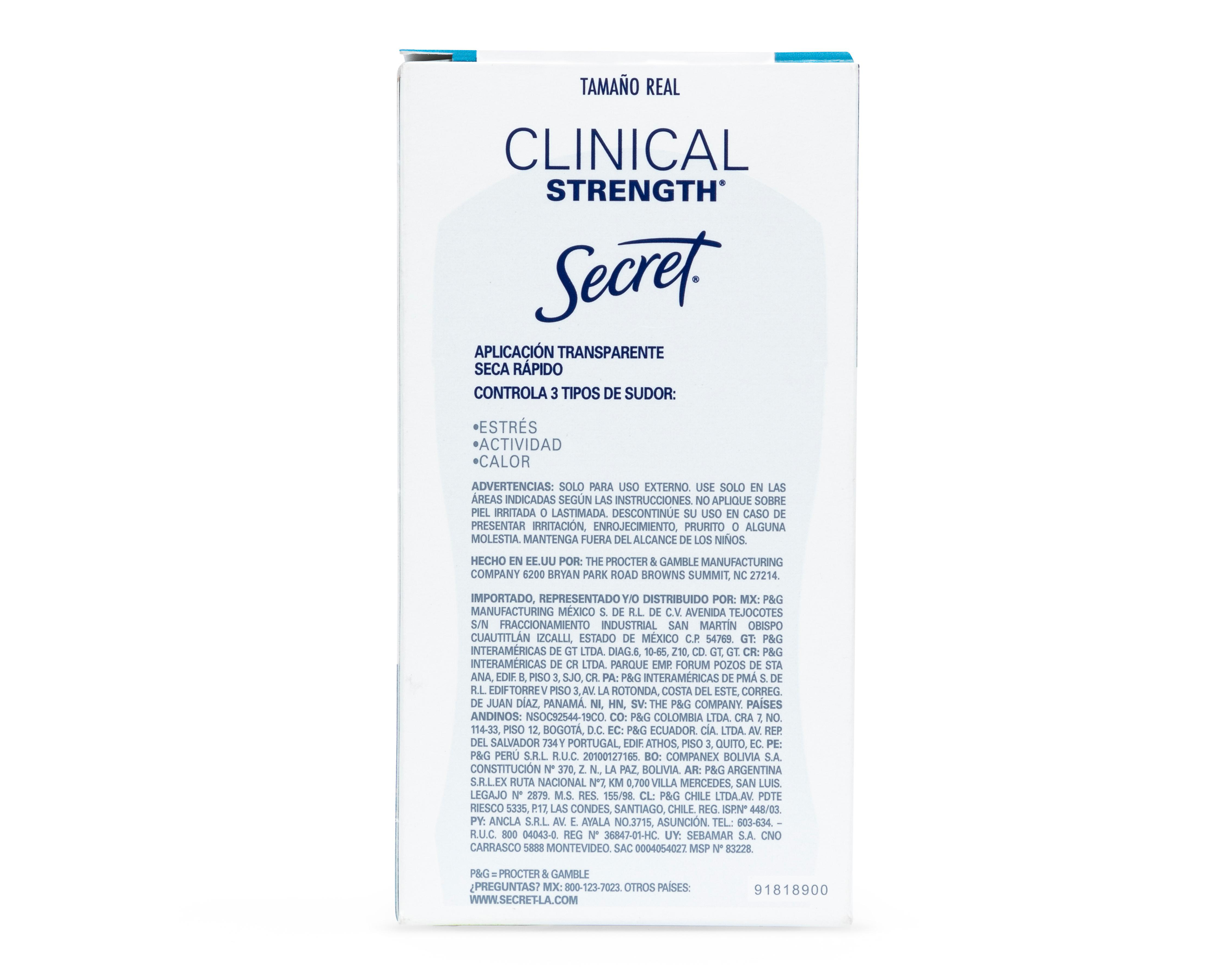 Foto 3 pulgar | Desodorante Secret en Barra PH Balanced Gel Invisible 45 g