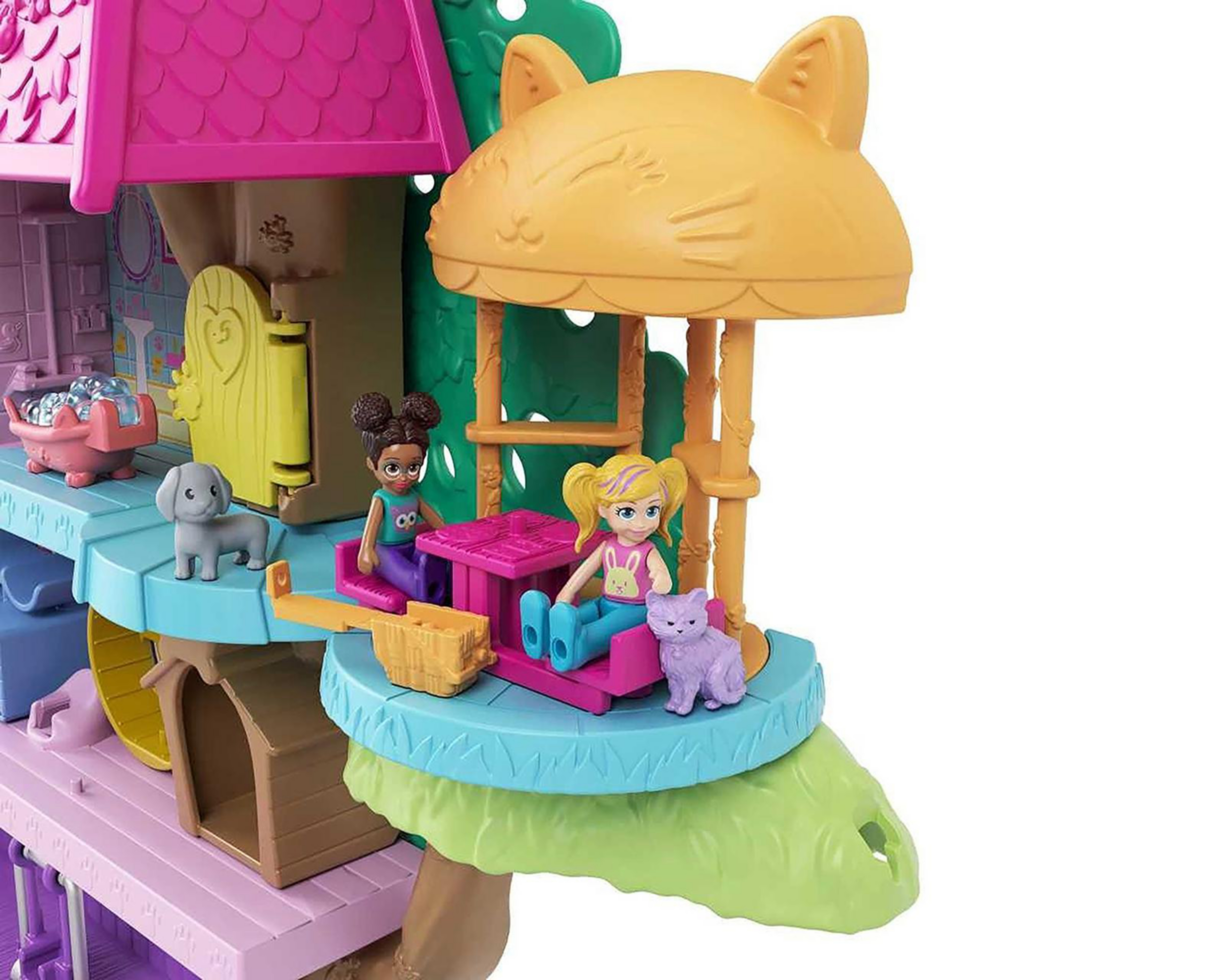 Foto 4 pulgar | Pollyville Polly Pocket Casa de Aventuras del Árbol