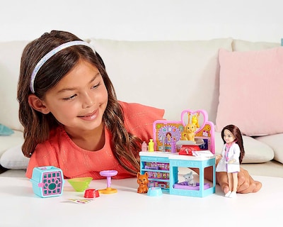 Foto 7 | Muñeca Barbie Chelsea Veterinaria
