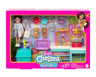 Foto 8 | Muñeca Barbie Chelsea Veterinaria
