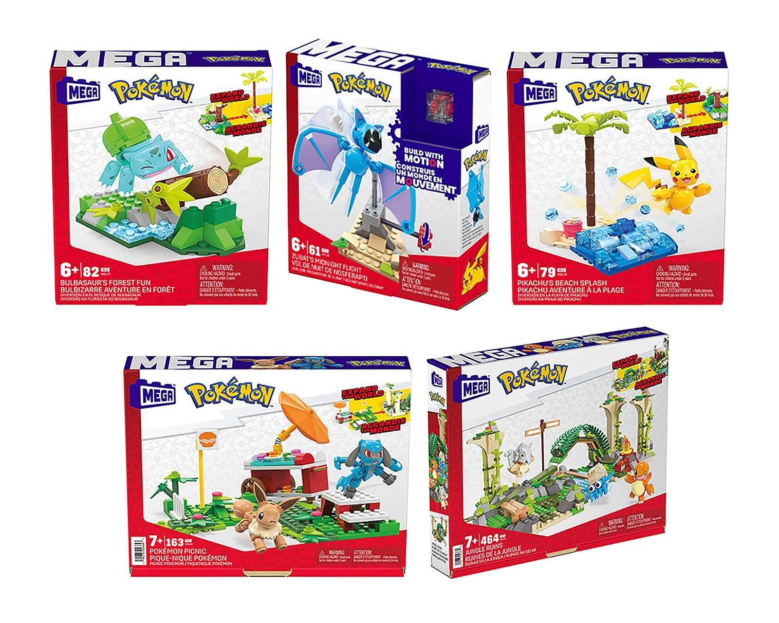 Foto 2 | Bloques de Construcción Mega Construx Pokémon