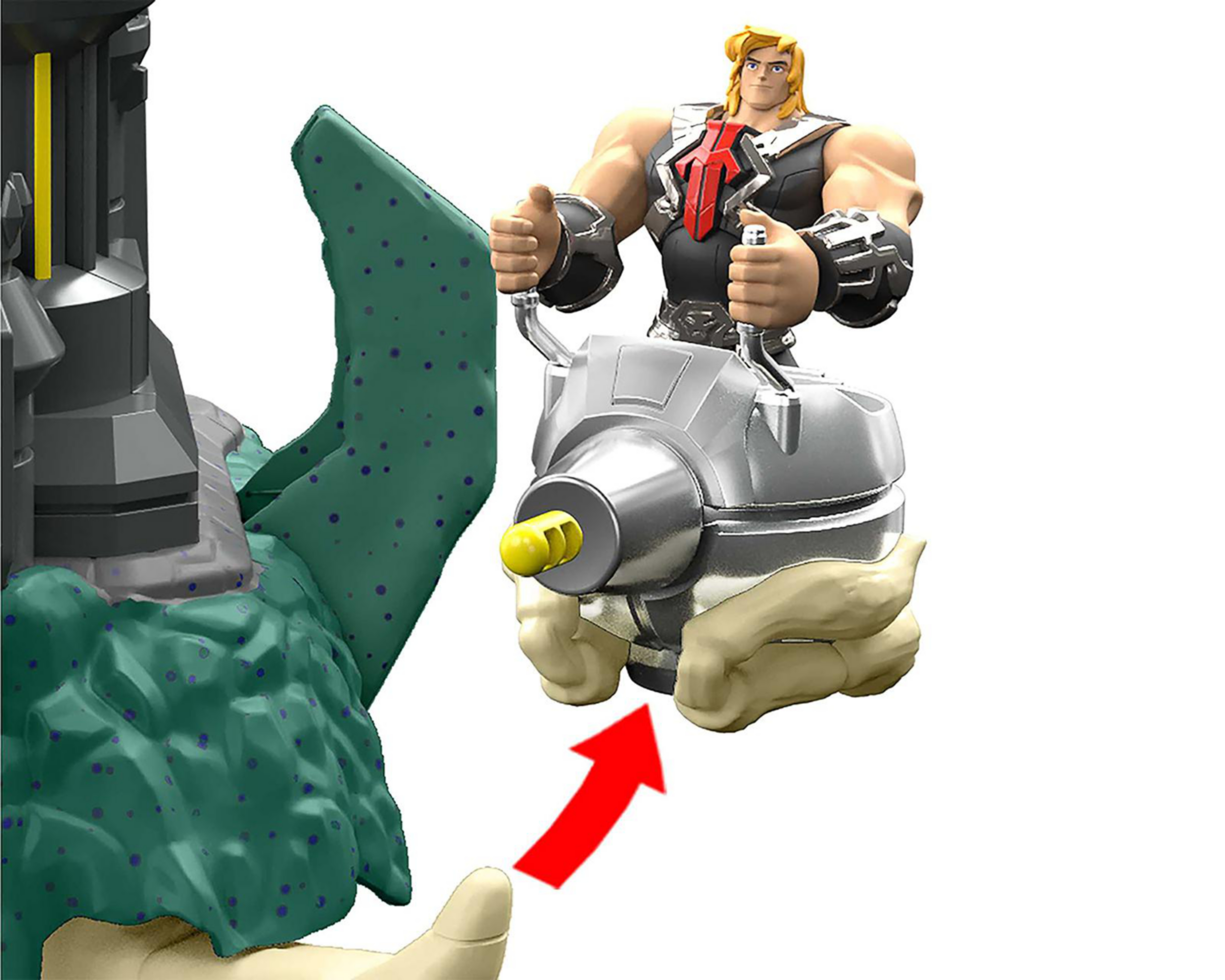 Foto 5 pulgar | Castillo de Greyskull Motu He-Man y los Amos del Universo
