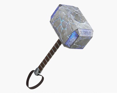 Foto 2 | Martillo Electrónico Marvel Mjolnir