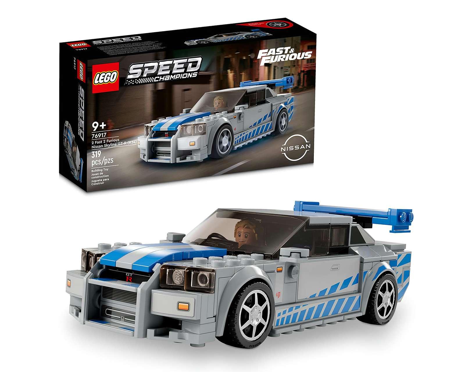 Foto 2 pulgar | LEGO Speed Champions: Nissan Skyline GT-R (R34) de 2 Fast 2 Furious