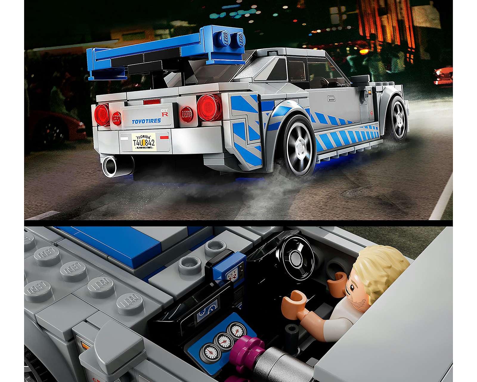 Foto 7 pulgar | LEGO Speed Champions: Nissan Skyline GT-R (R34) de 2 Fast 2 Furious