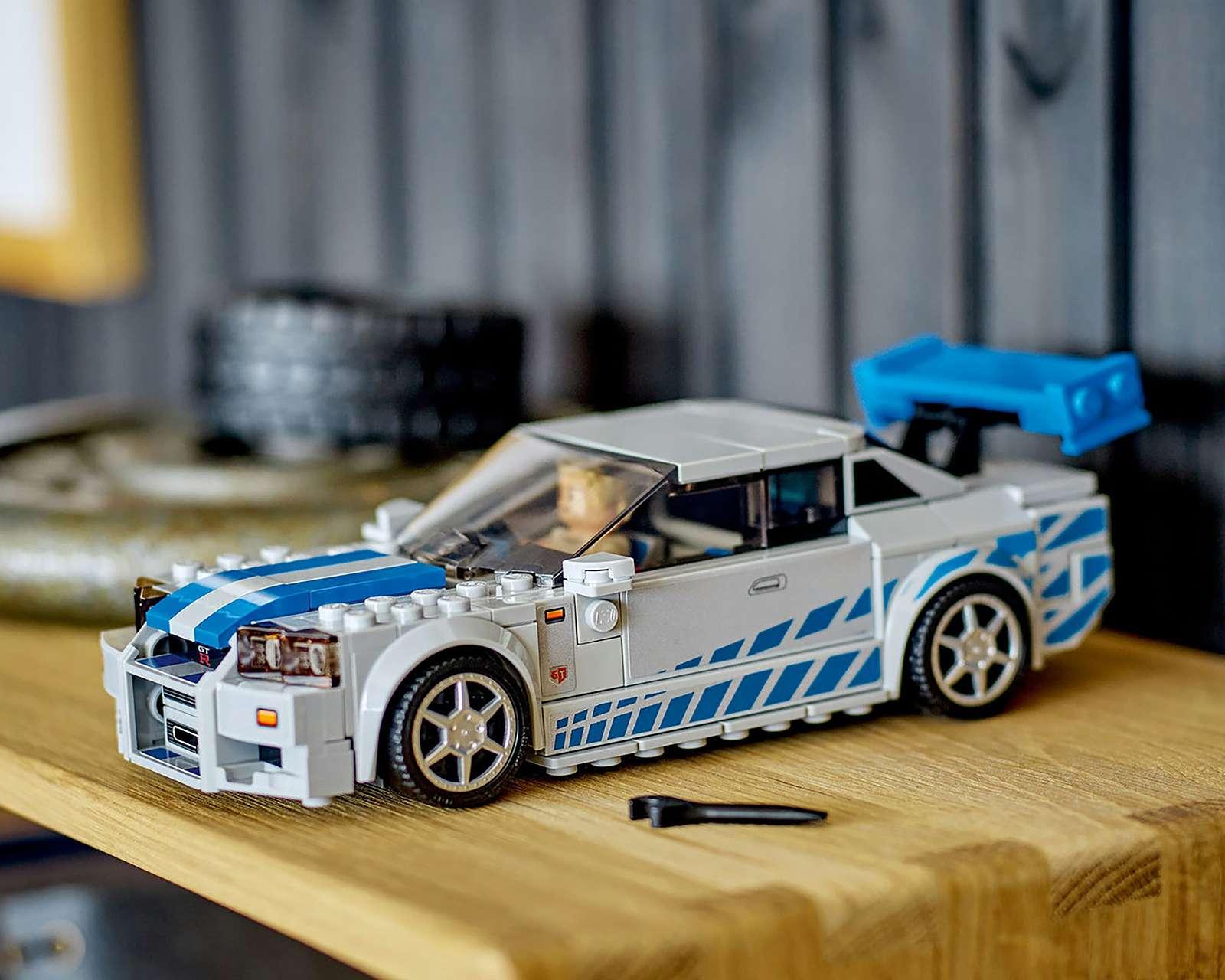 Foto 9 pulgar | LEGO Speed Champions: Nissan Skyline GT-R (R34) de 2 Fast 2 Furious