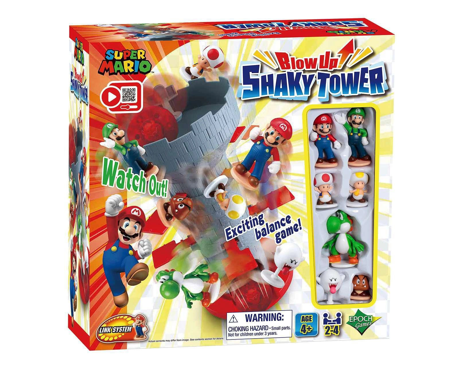 Foto 6 pulgar | Juego de Mesa Super Mario Blow Up! Shaky Tower