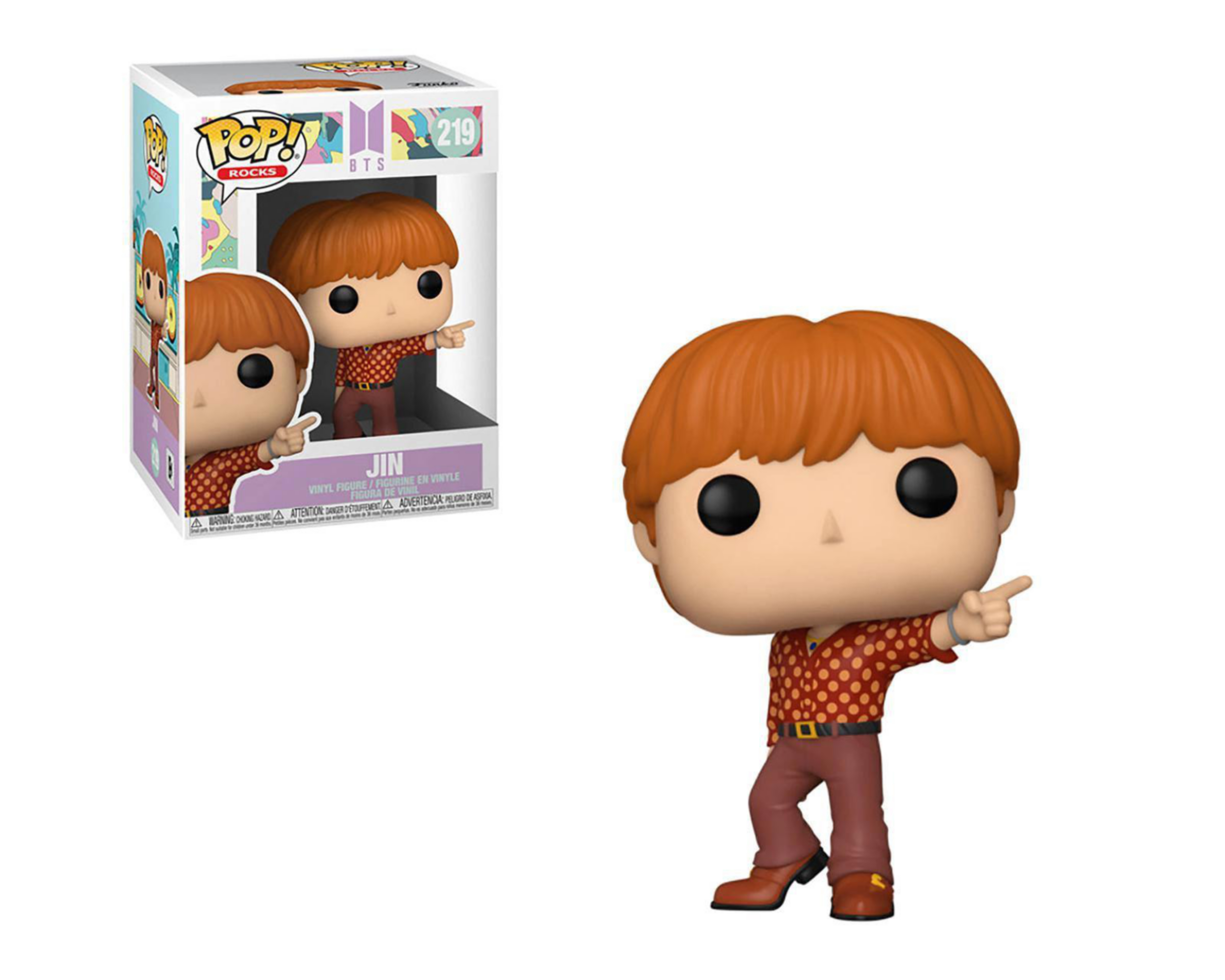 Foto 3 pulgar | Funko Pop Rocks BTS Jin