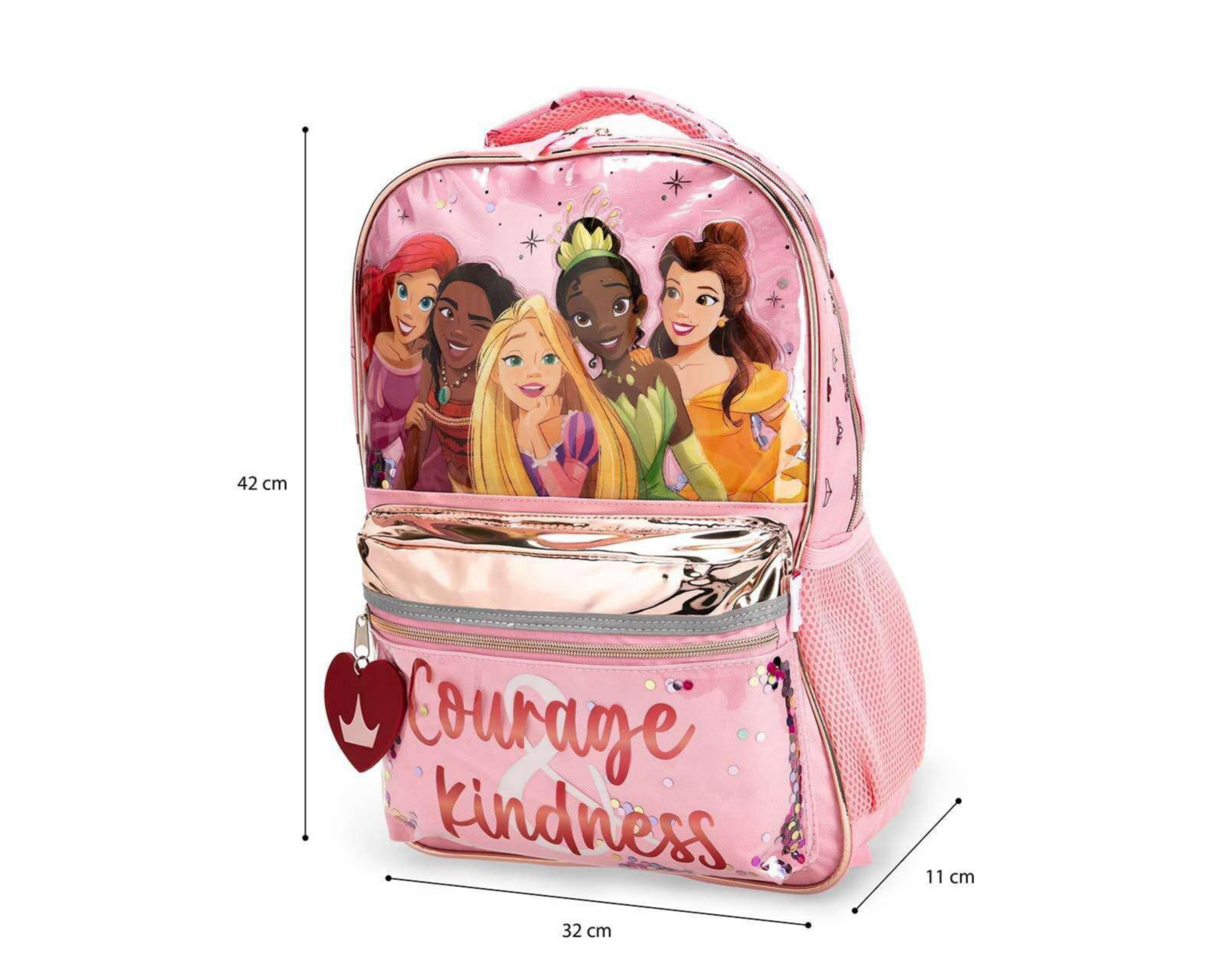 Foto 7 | Mochila Disney Princesas Rosa