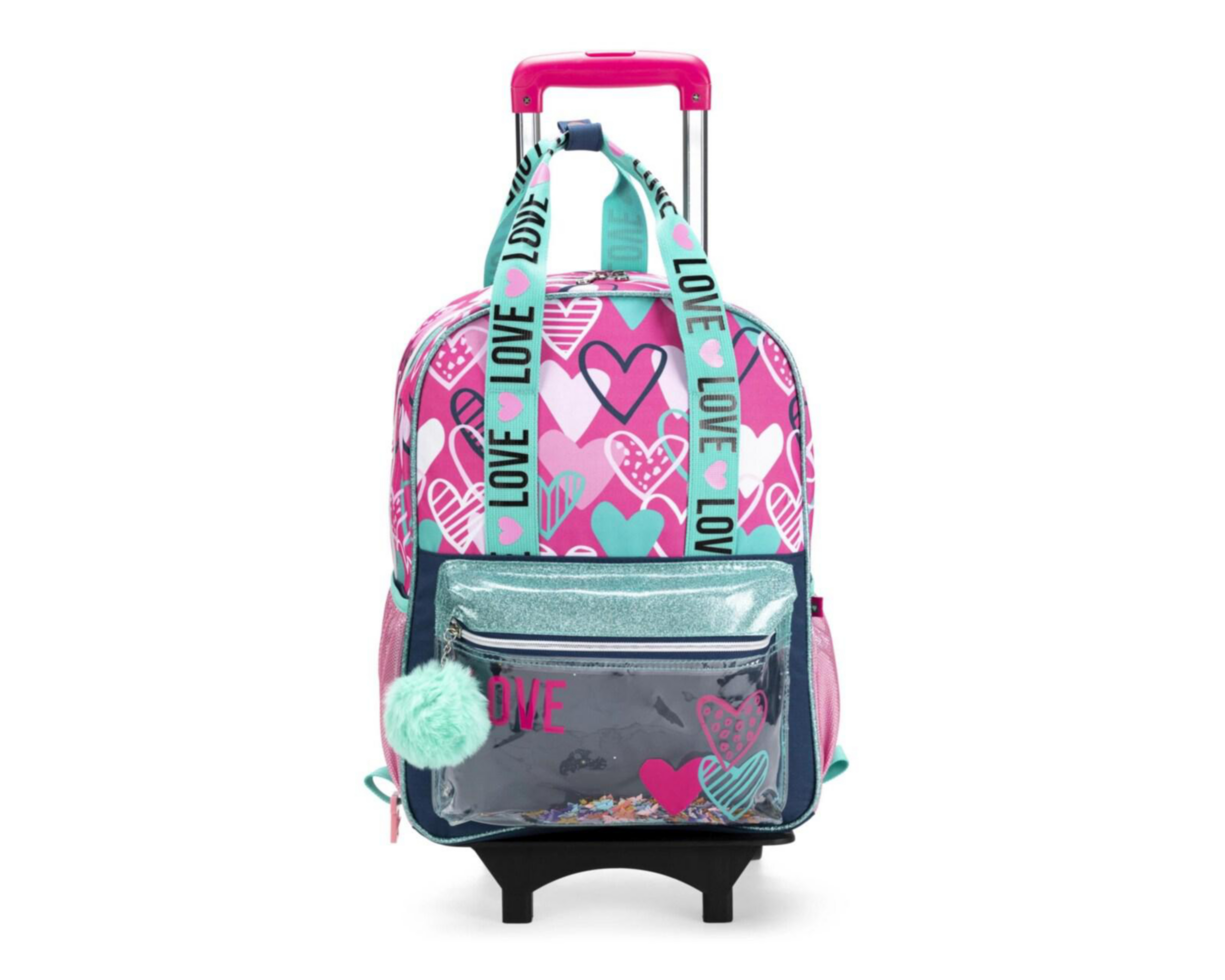 Mochila con Ruedas Girls Attitude Rosa