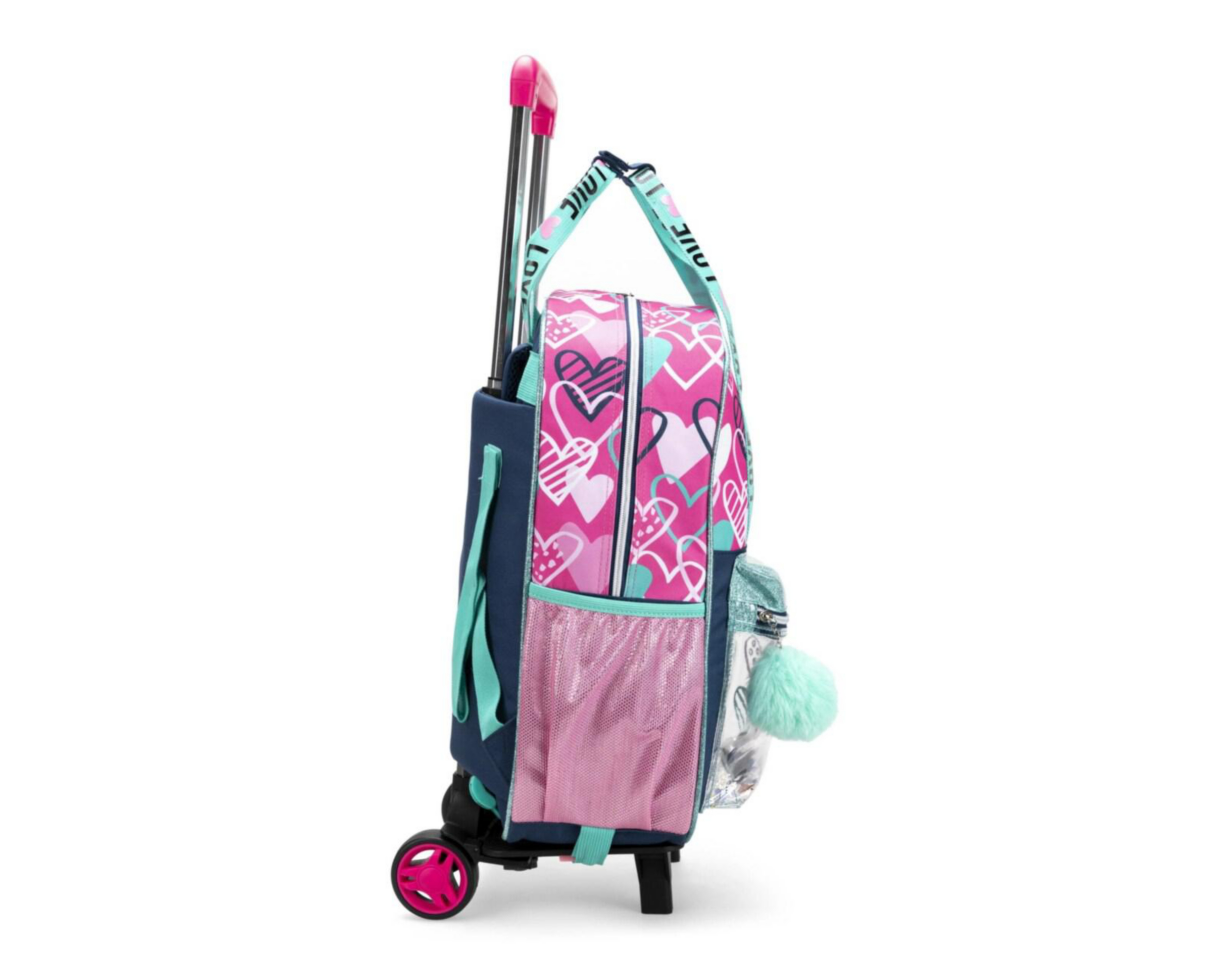 Foto 4 pulgar | Mochila con Ruedas Girls Attitude Rosa