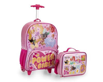 Foto 2 | Mochila con Ruedas Disney Princesas Multicolor