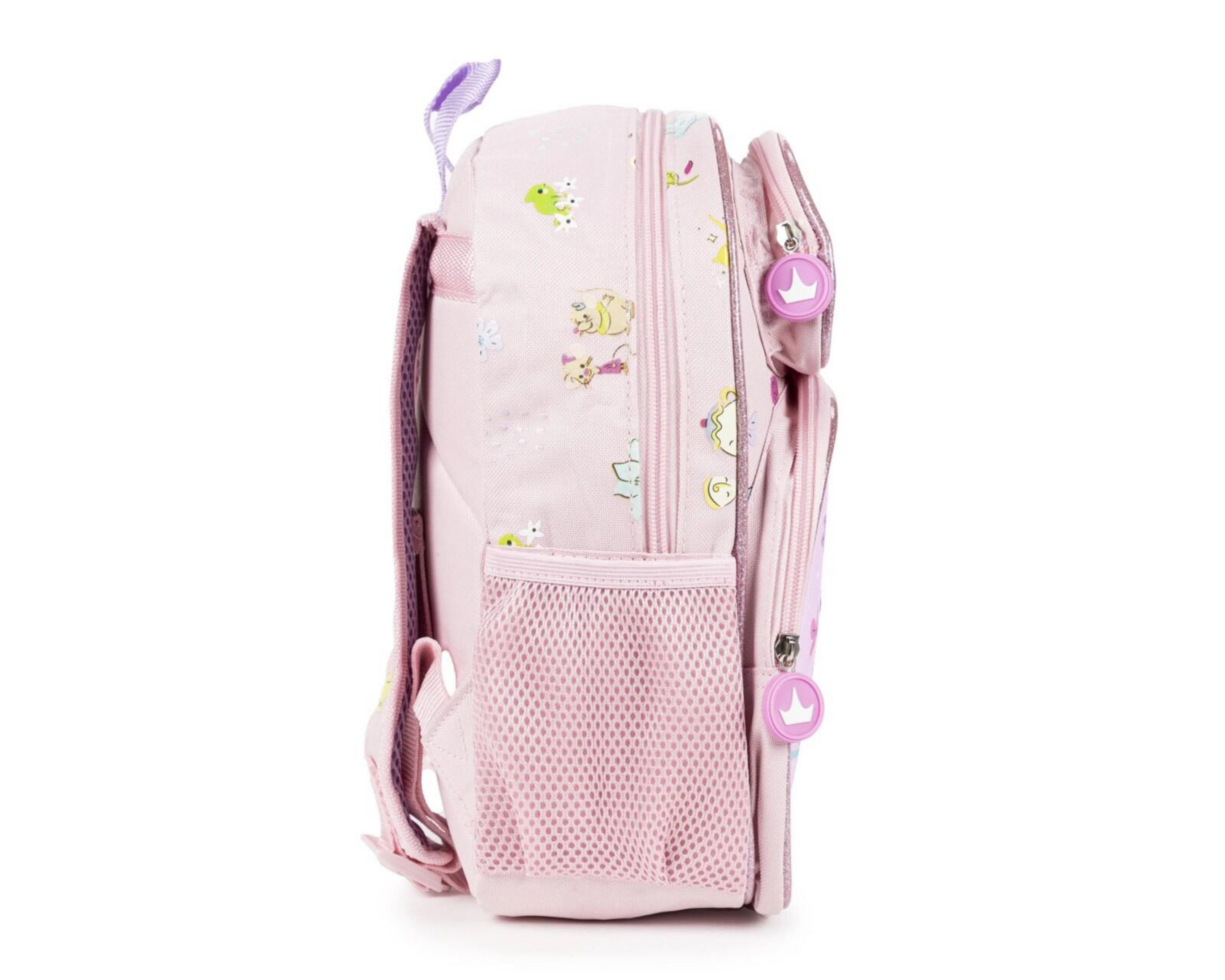 Foto 4 pulgar | Mochila Disney Princesas Rosa