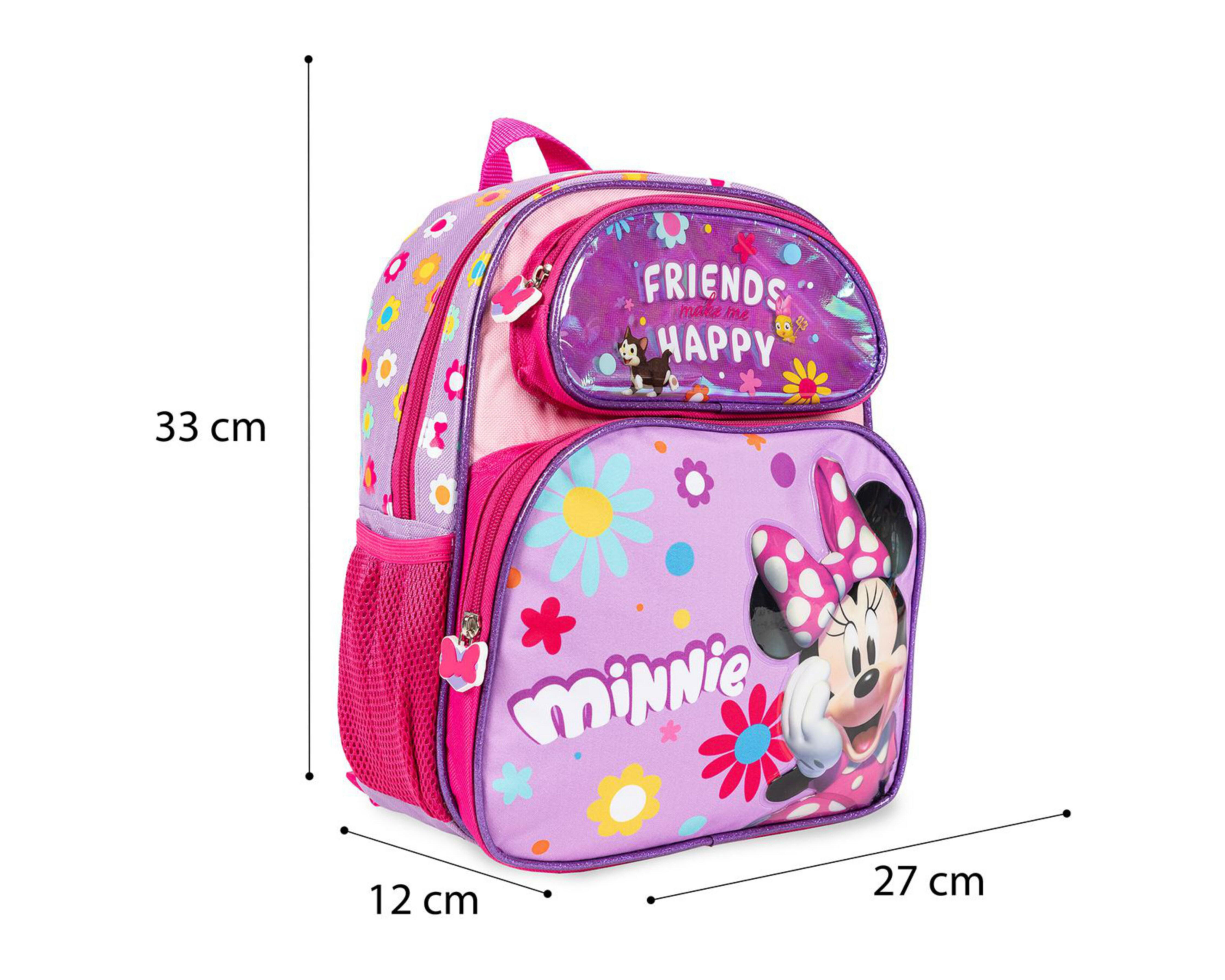 Foto 8 pulgar | Mochila Disney Minnie Mouse Rosa