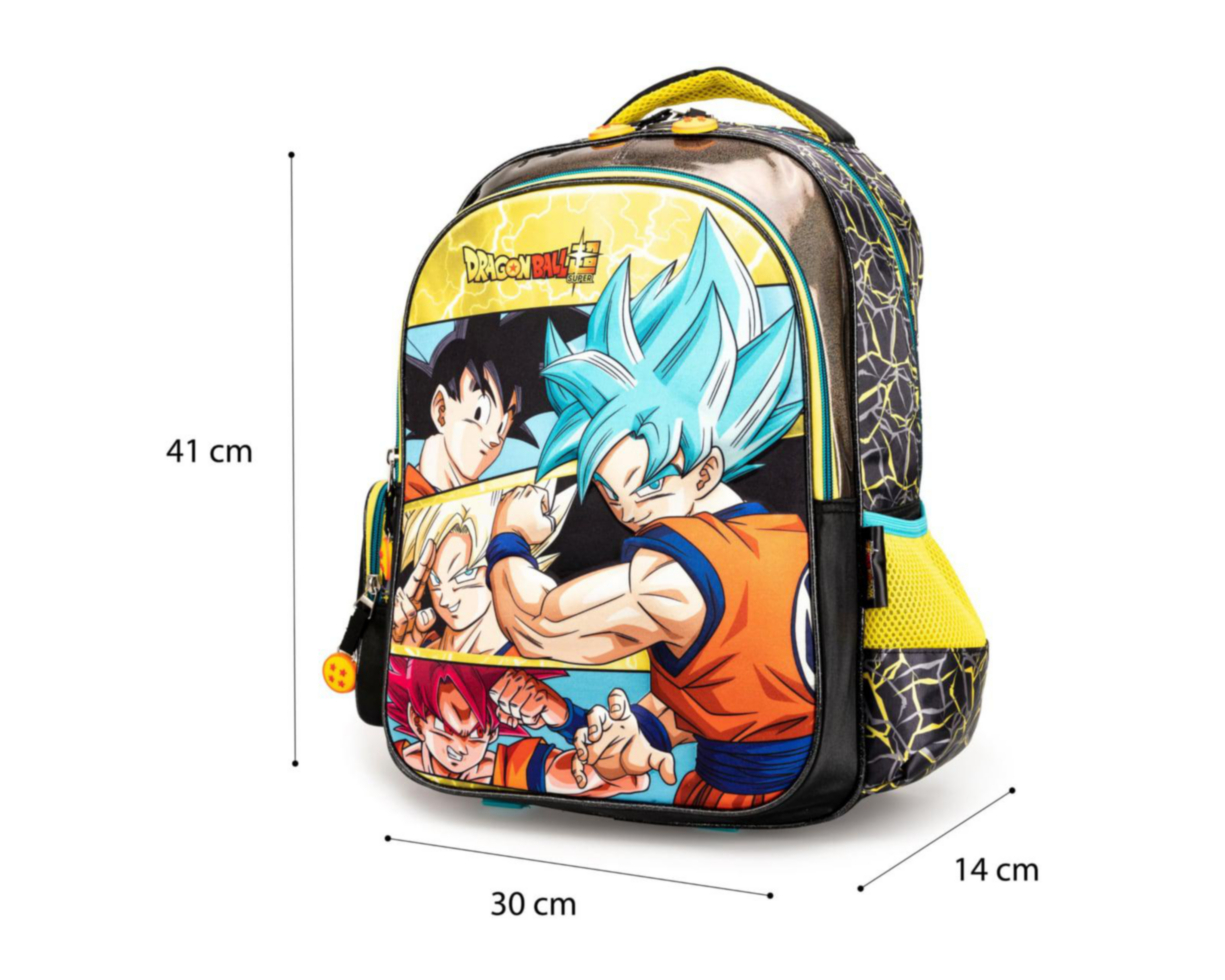 Foto 8 pulgar | Mochila Dragon Ball Super Negra