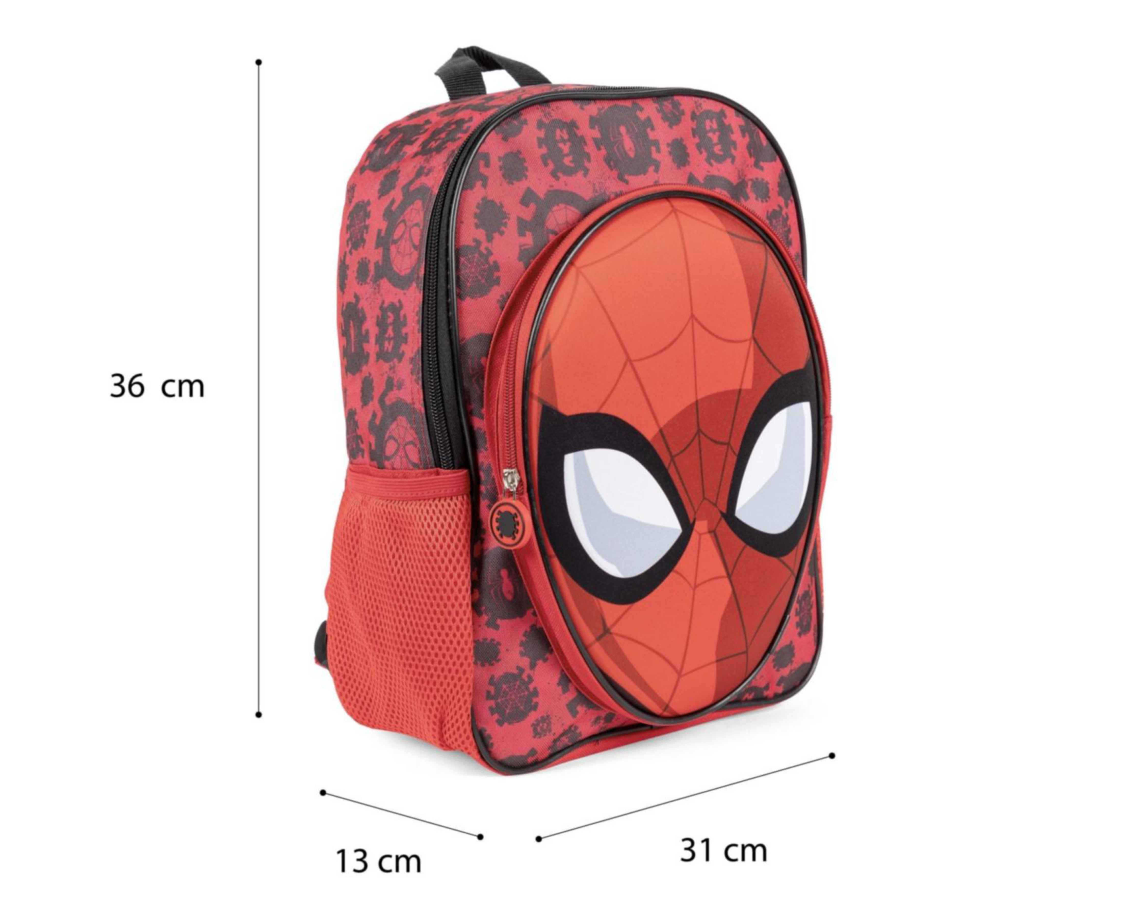 Foto 8 pulgar | Mochila Marvel Spider-Man Roja