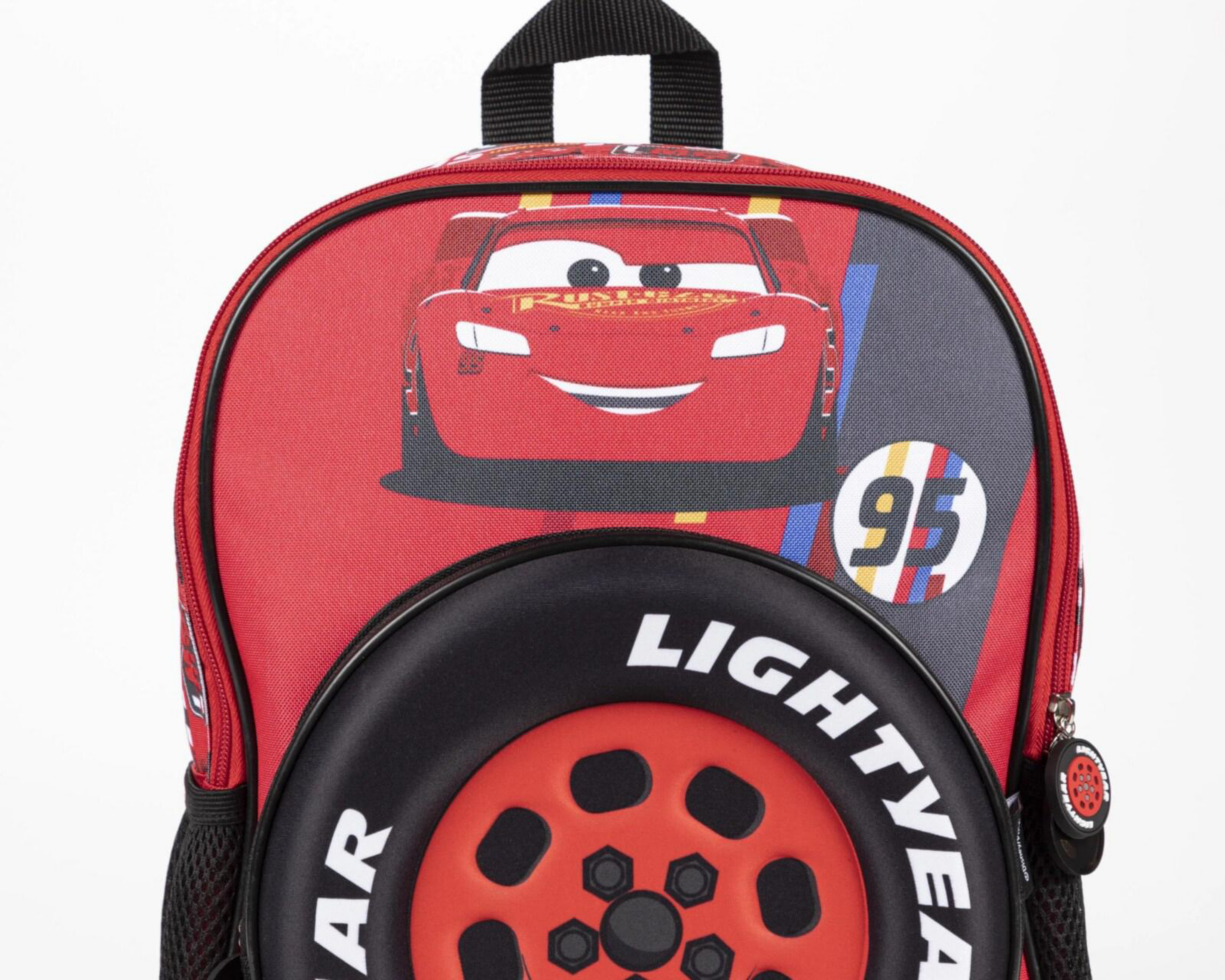 Foto 6 pulgar | Mochila Disney Cars Roja