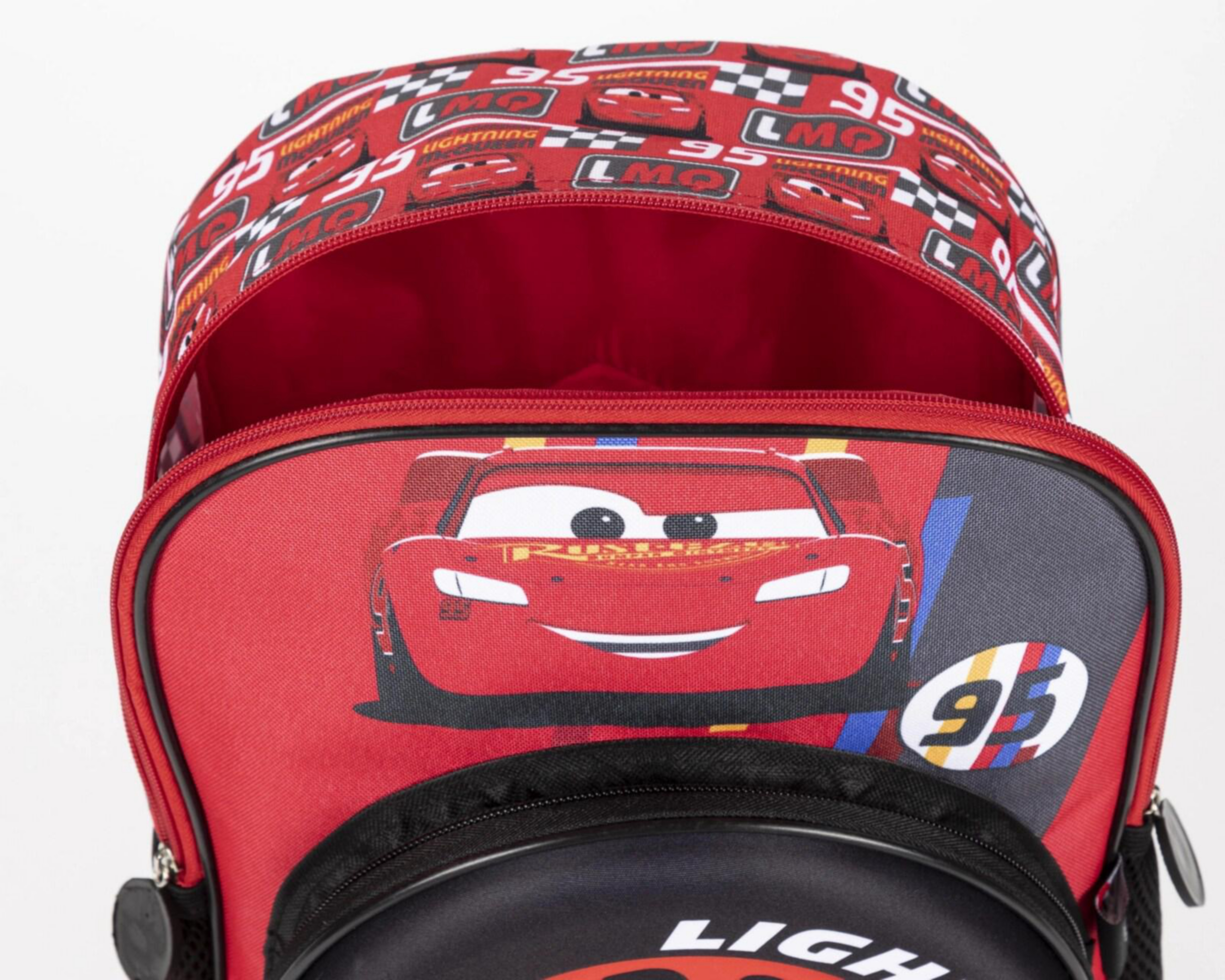 Foto 7 pulgar | Mochila Disney Cars Roja