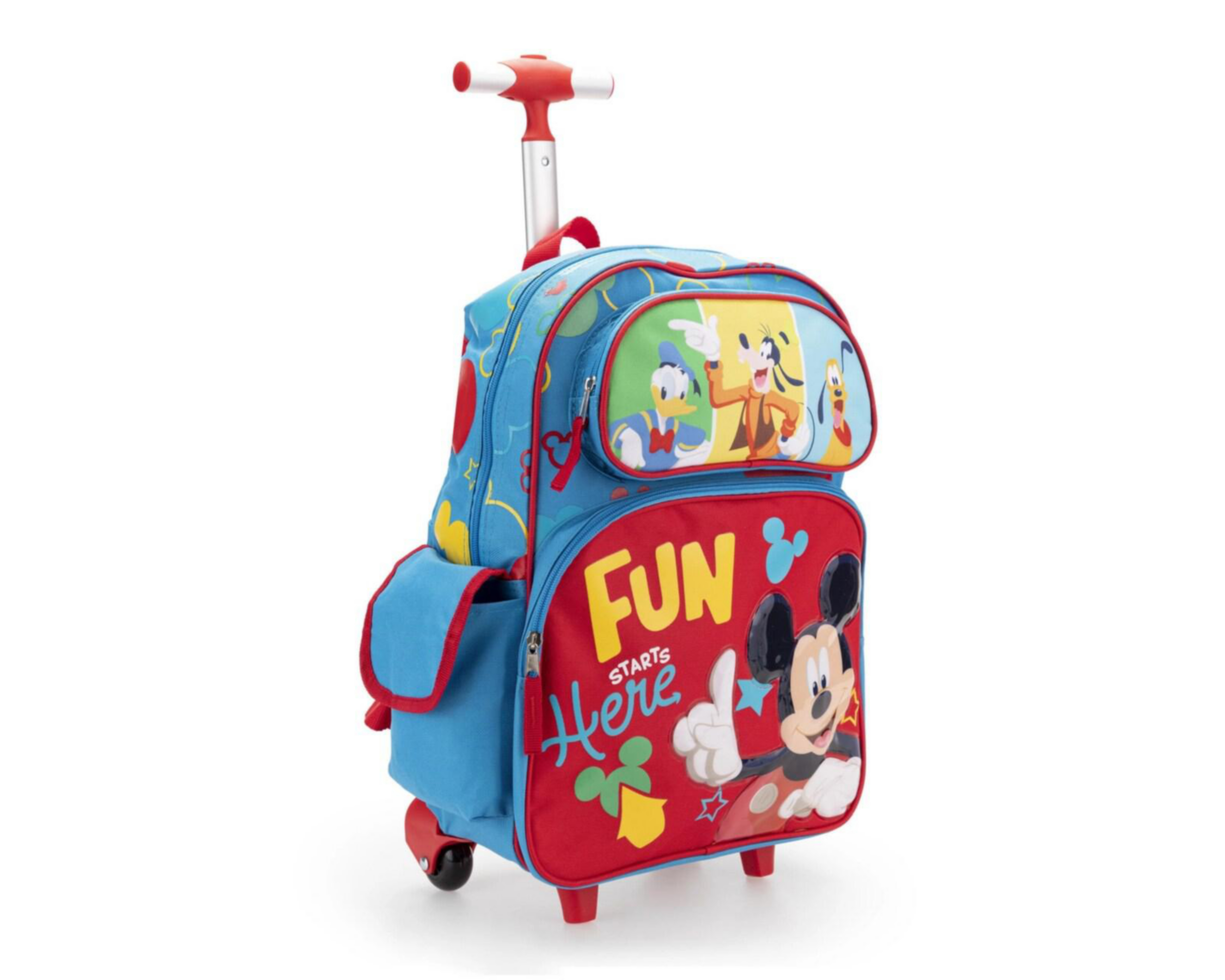 Foto 3 pulgar | Mochila con Ruedas Disney Mickey Mouse