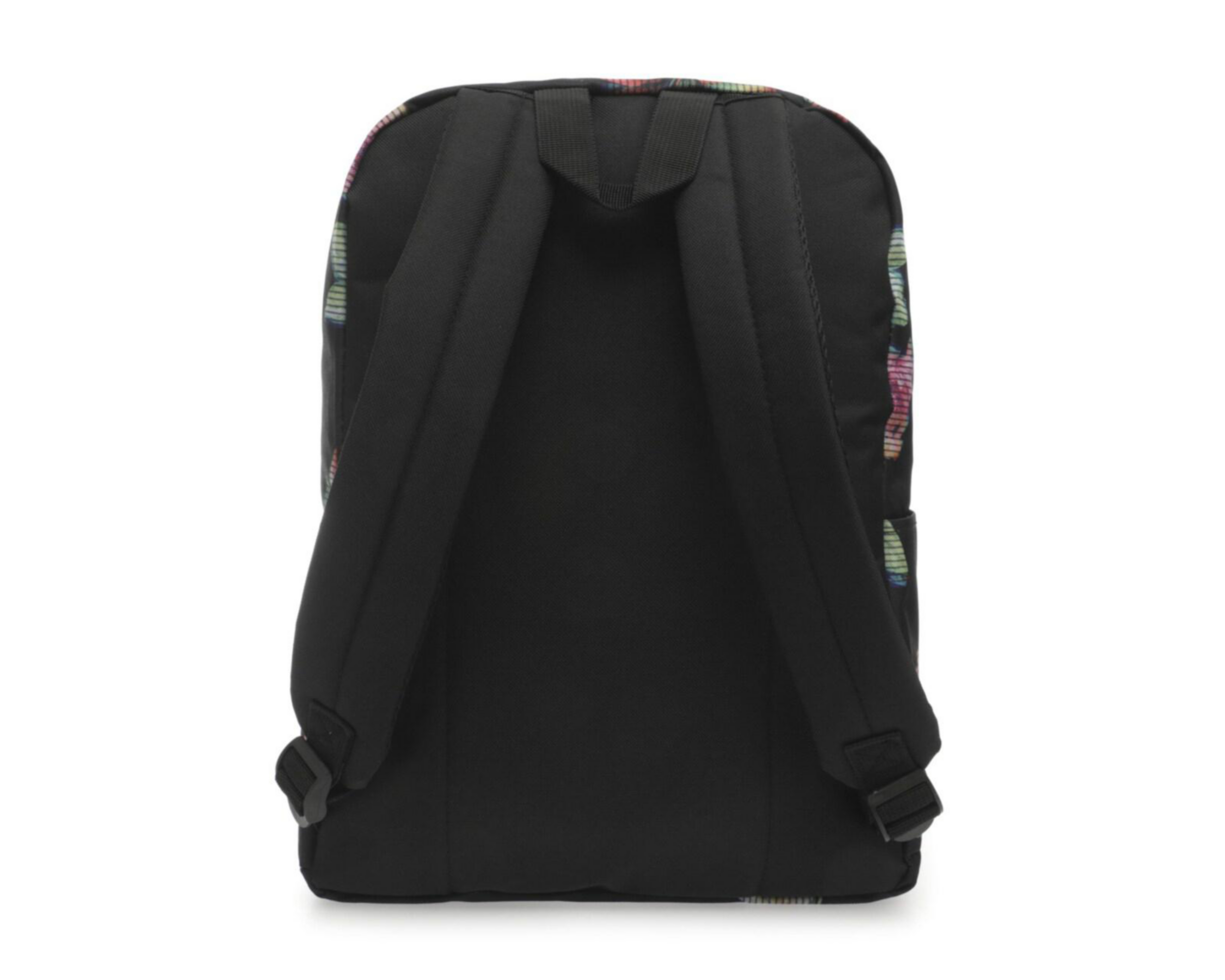 Foto 5 pulgar | Mochila Thinner Negra Floreada