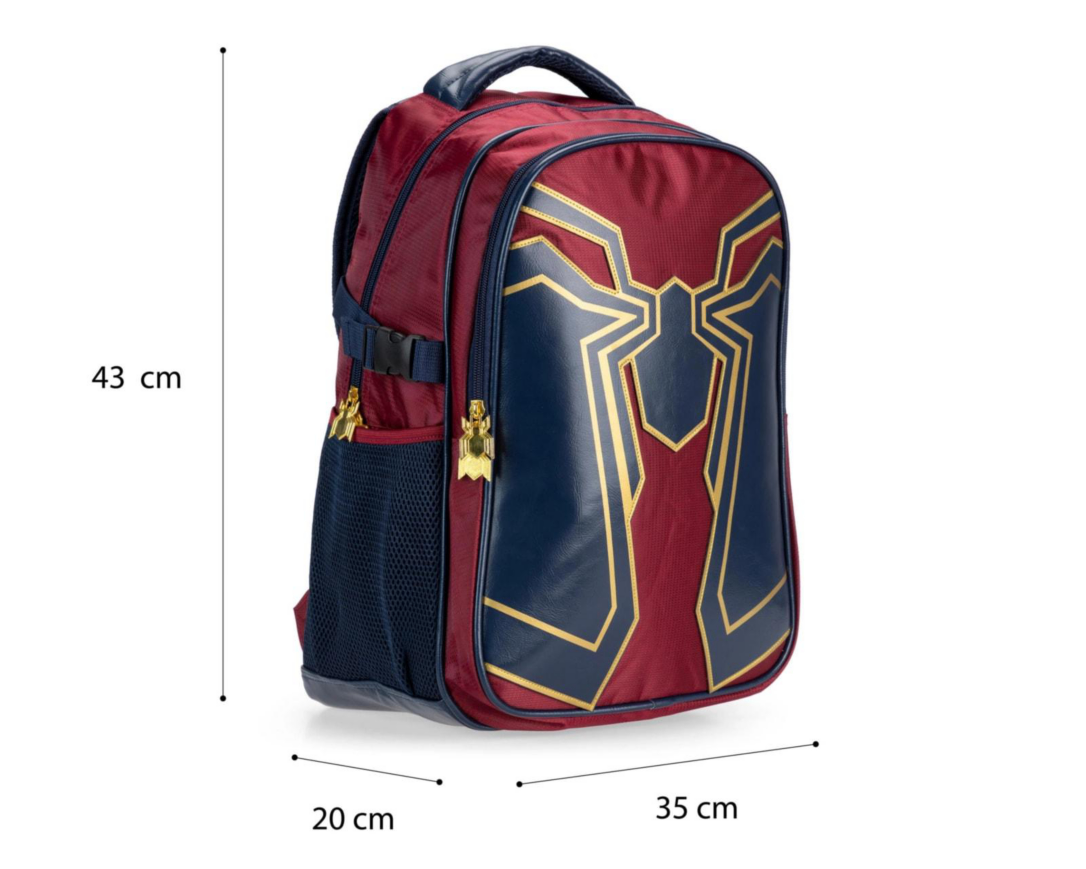 Foto 8 pulgar | Mochila Marvel Spider-Man Roja