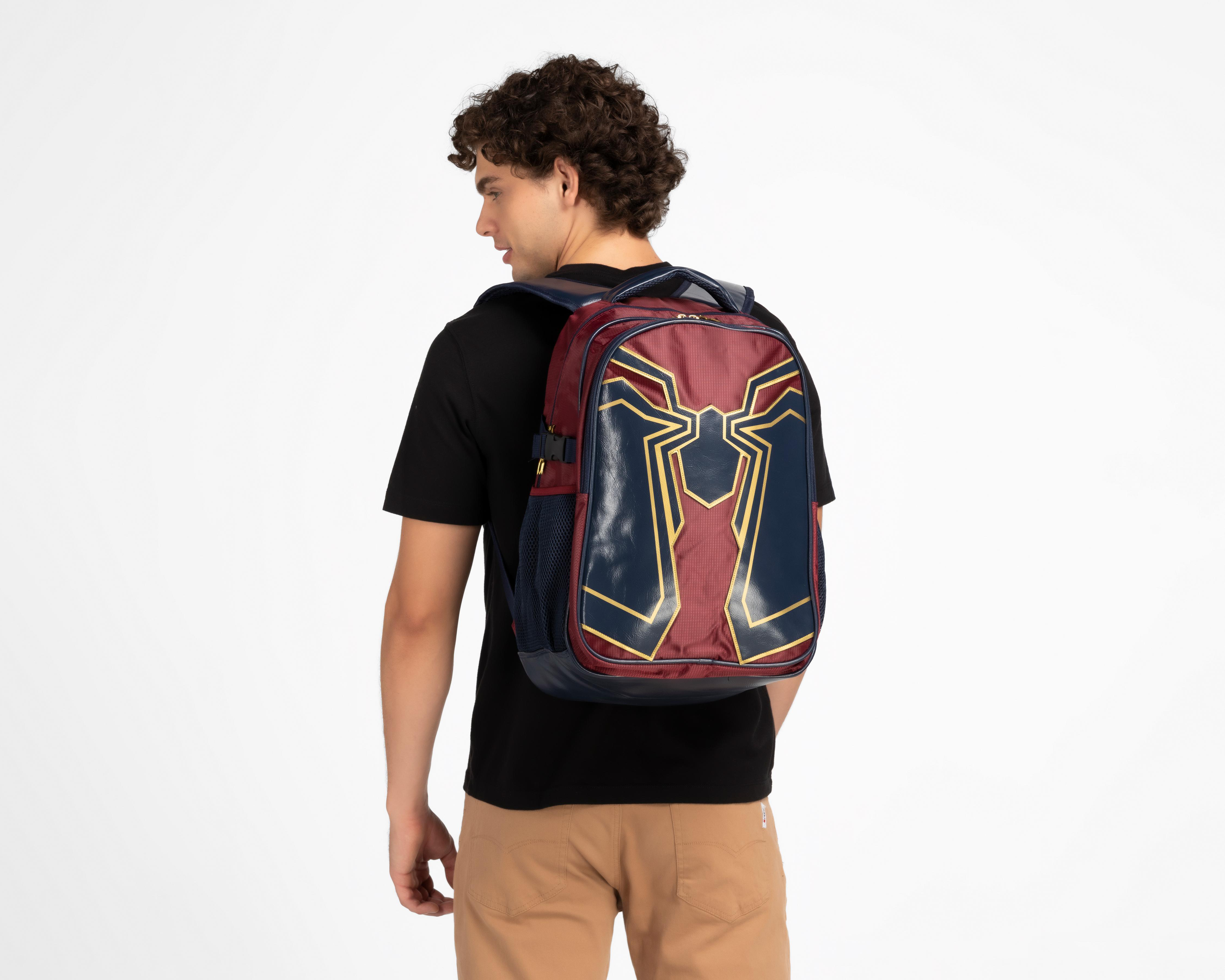 Foto 9 pulgar | Mochila Marvel Spider-Man Roja