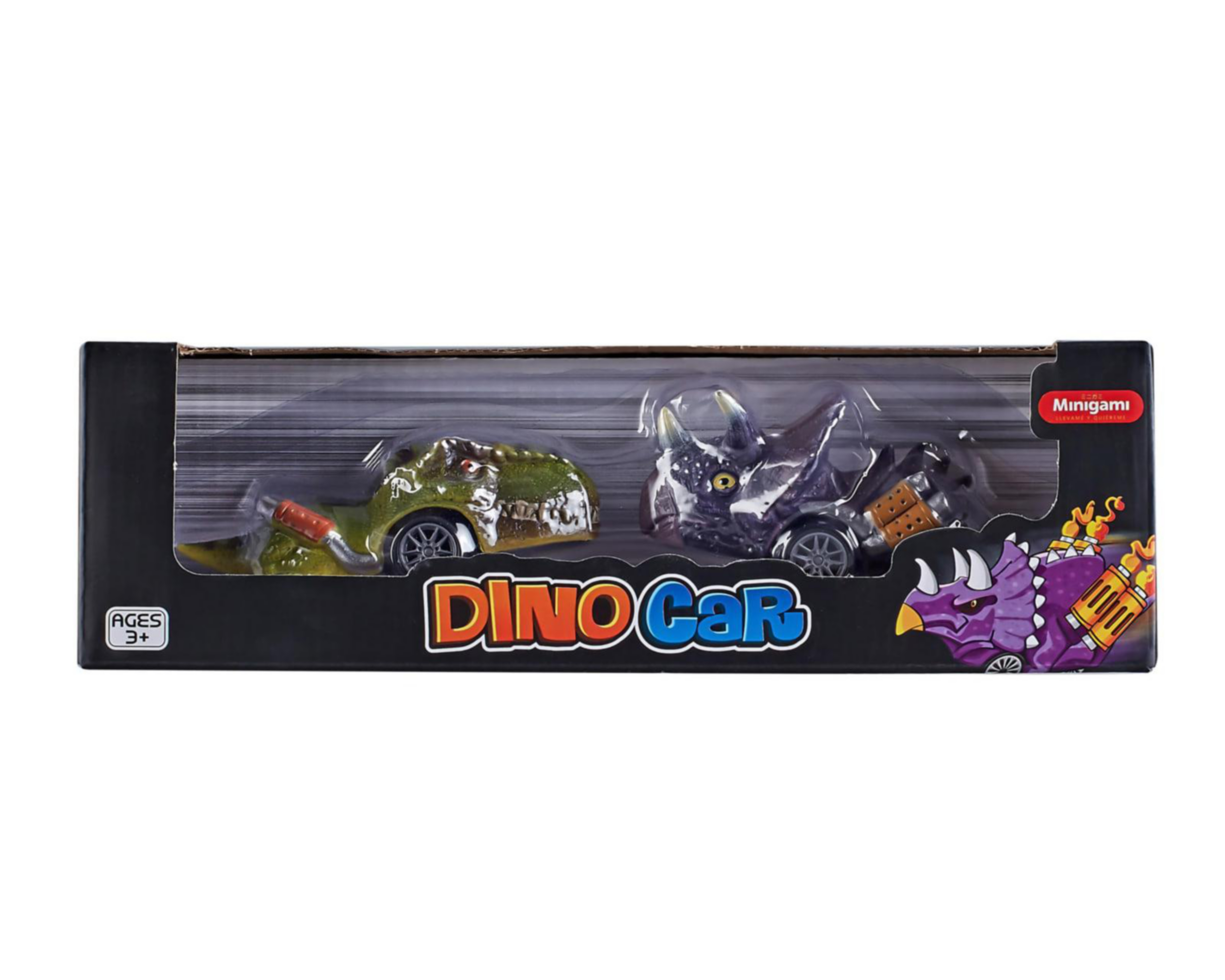 Foto 4 | Carrito de Dinosaurio Minigami 1 Set al Azar