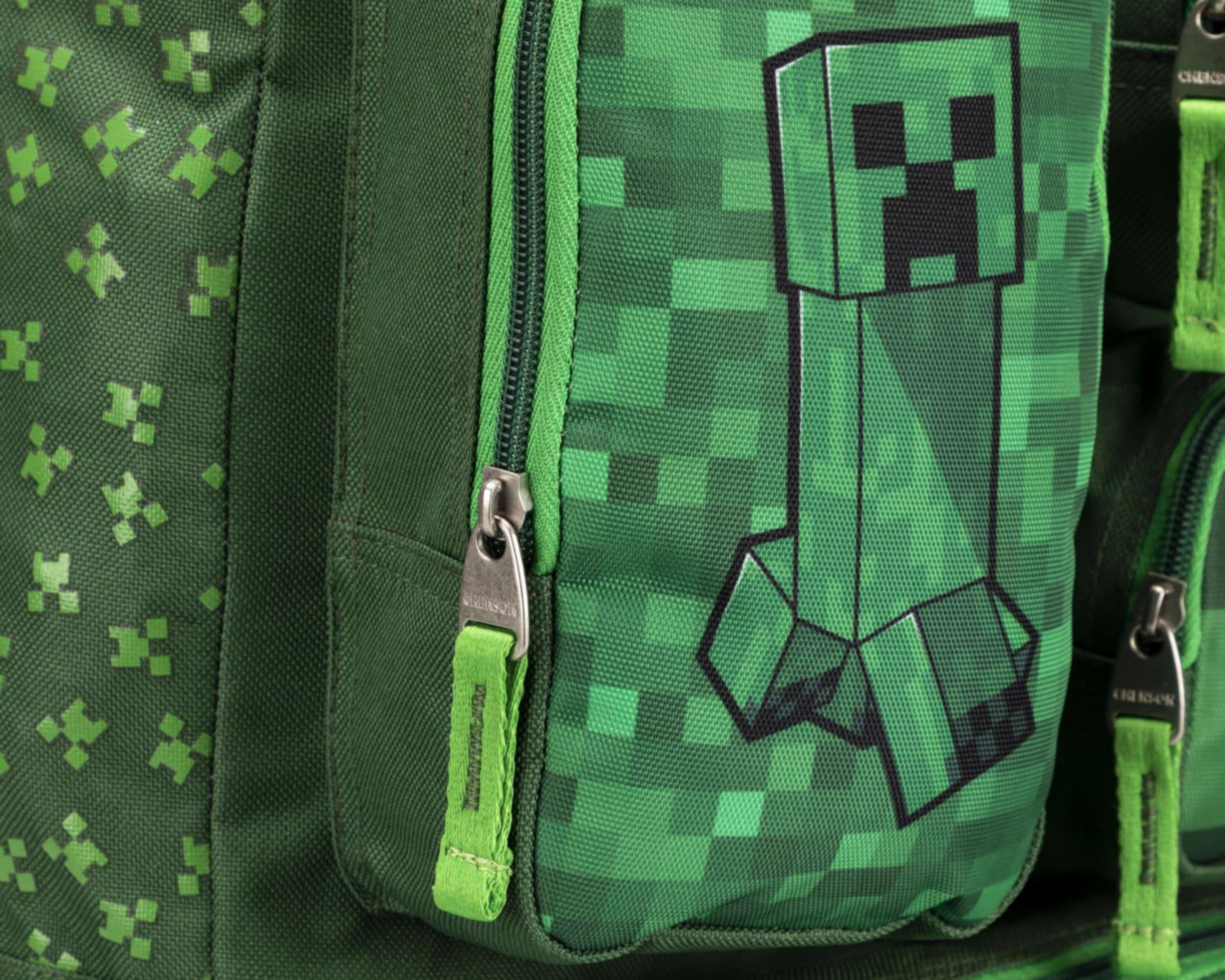 Foto 6 pulgar | Mochila Minecraft Verde